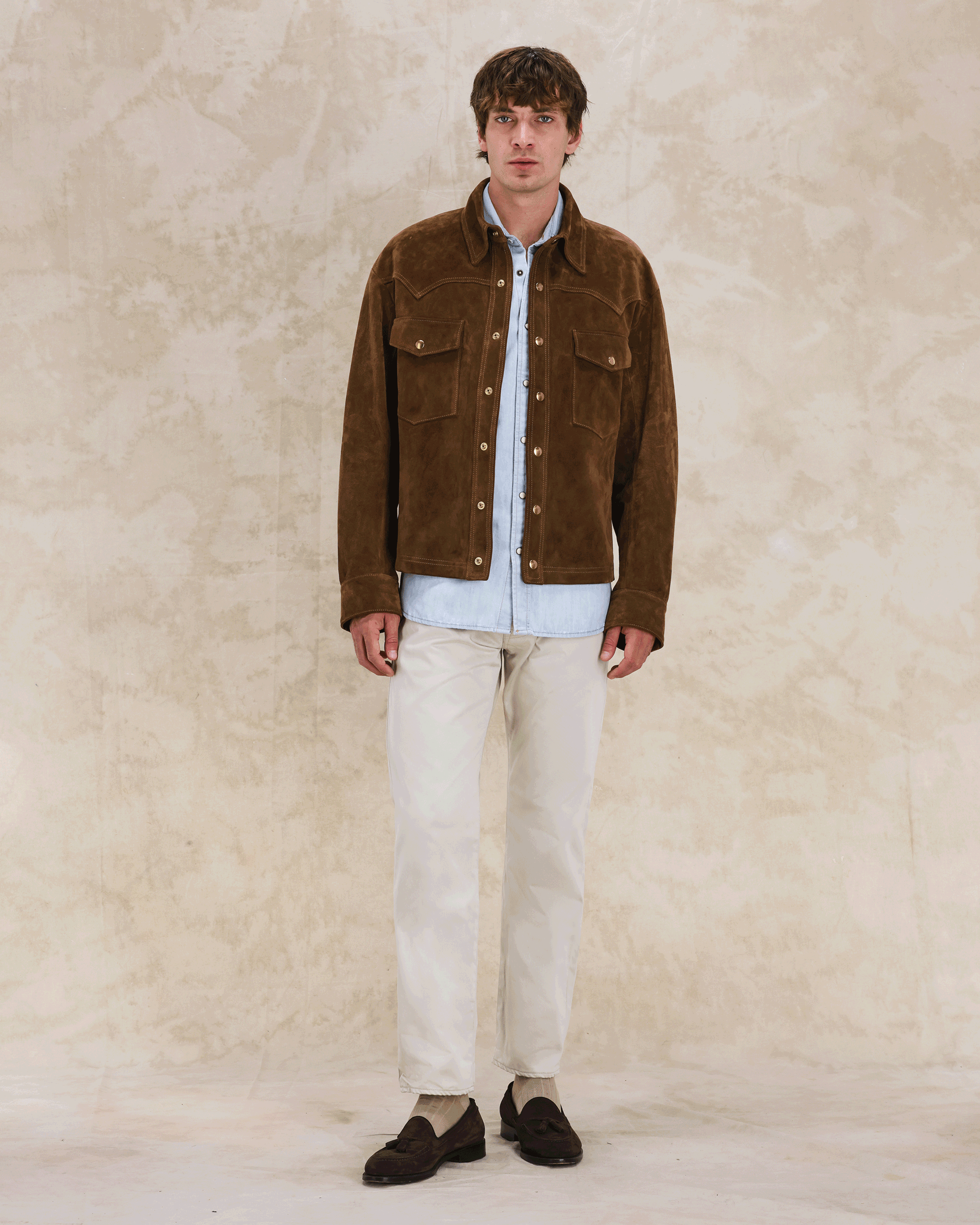 Buzz Giacca in Pelle Scamosciata