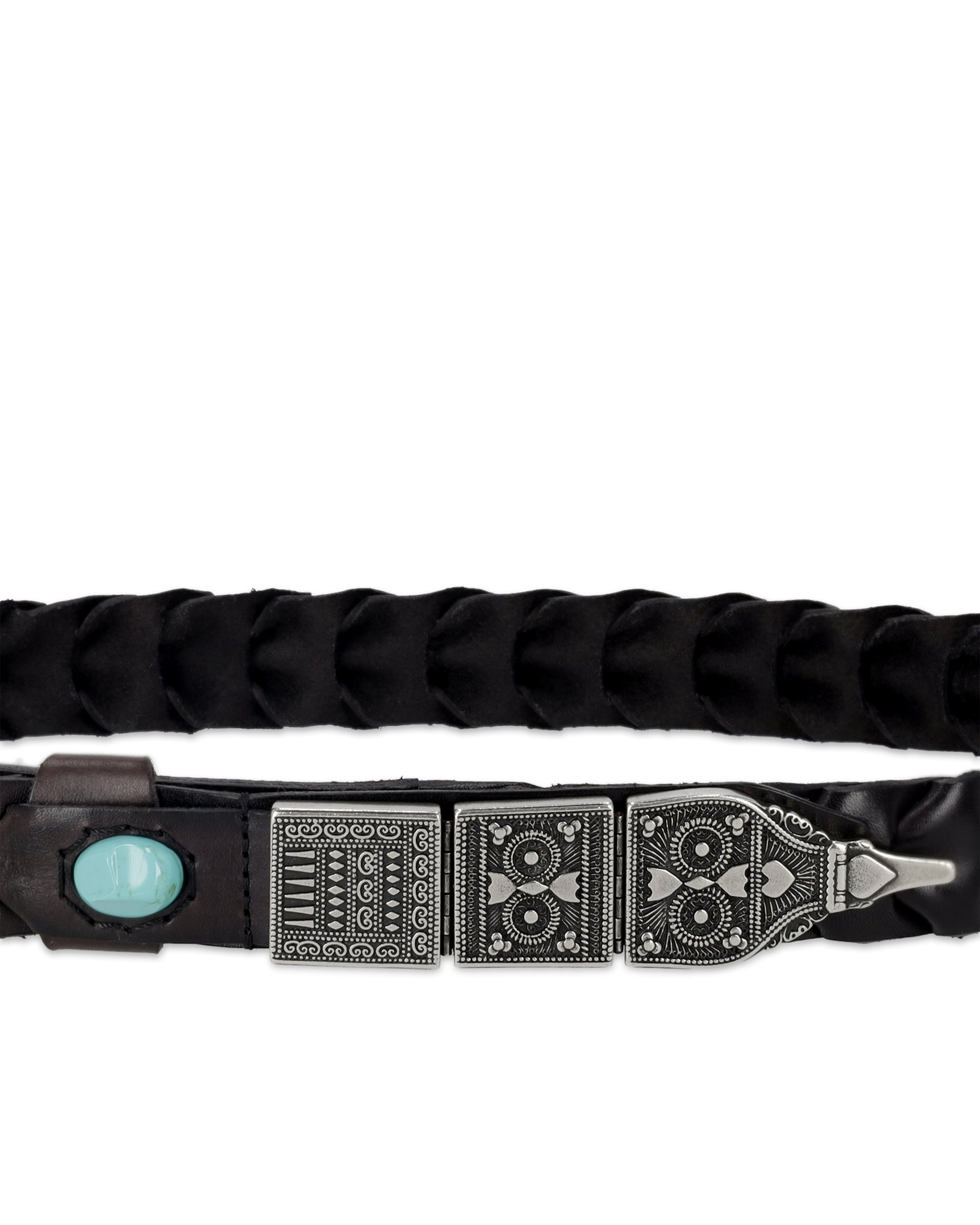 Tess Cintura in Pelle Intrecciata