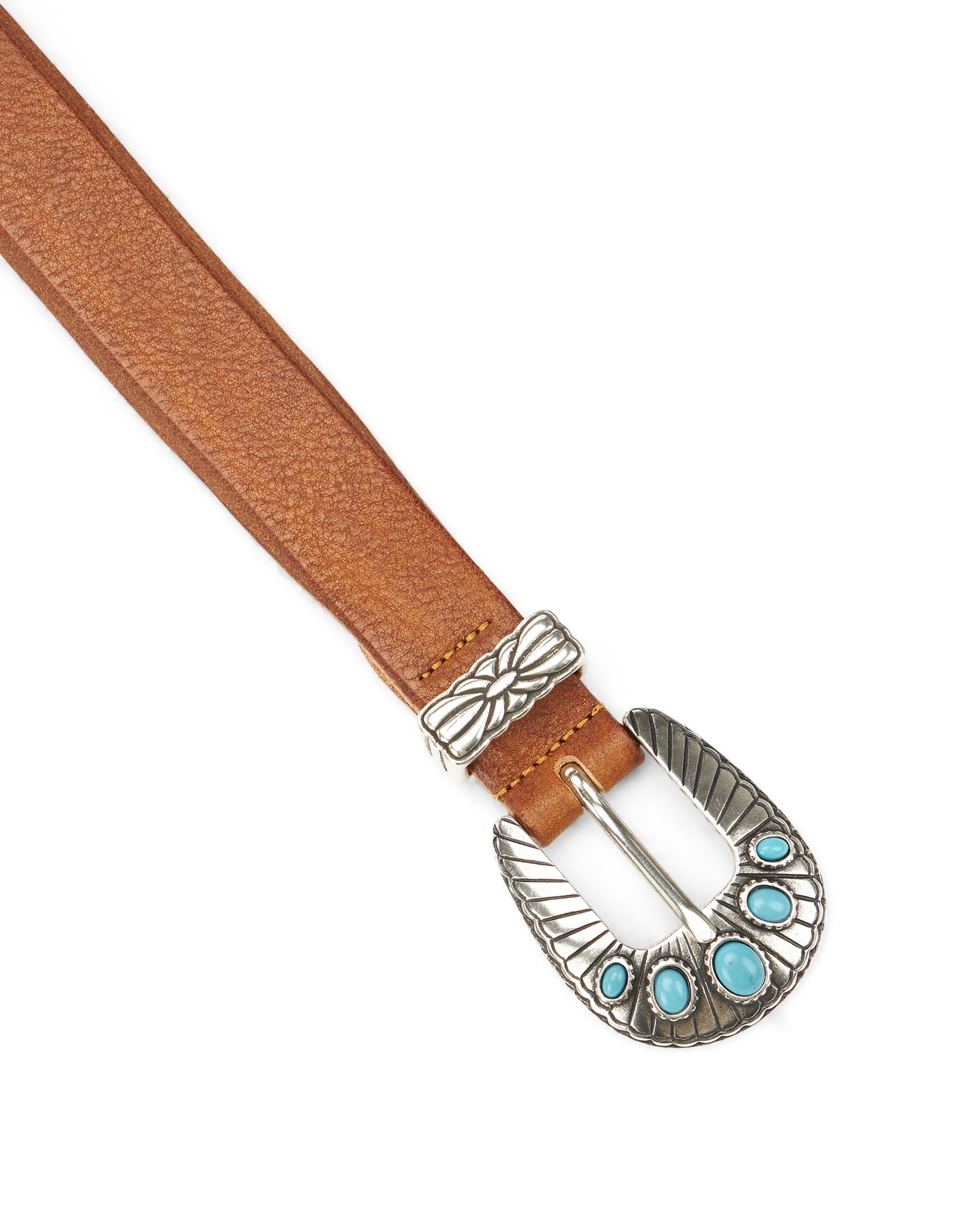 Caldwell Cintura in Pelle di Vitello Martellata