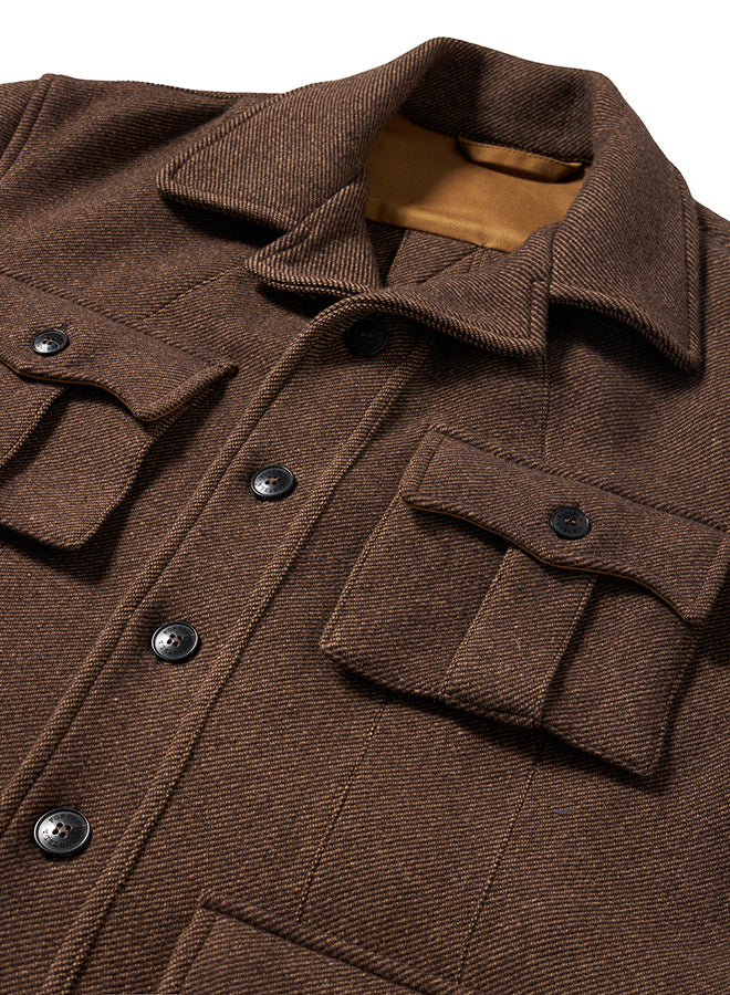 Carlo Giacca Sahariana In Lana