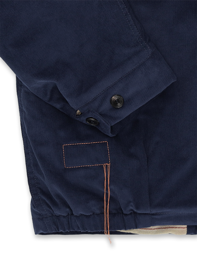 Carol Giacca con Zip in Velluto a Coste