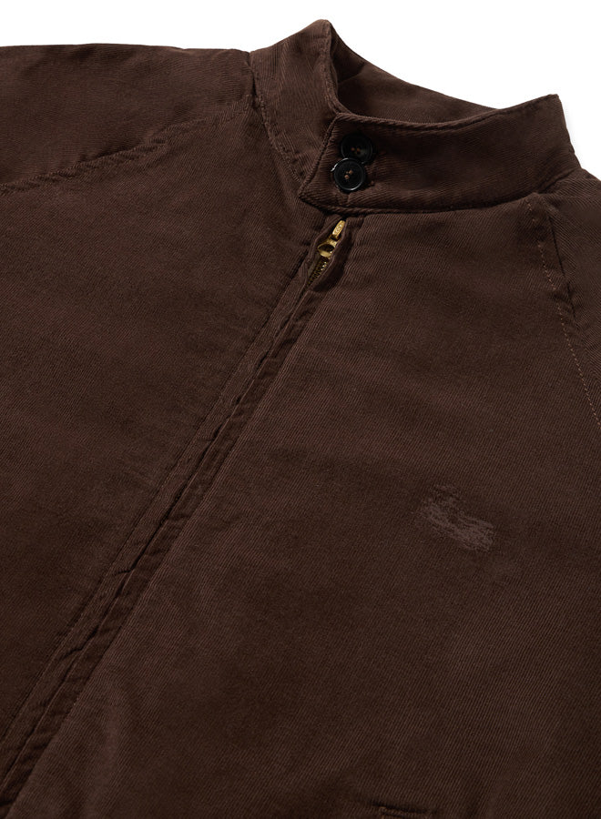 Carol Giacca con Zip in Velluto a Coste