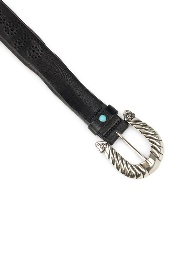 Carson Cintura in Pelle con Traforature