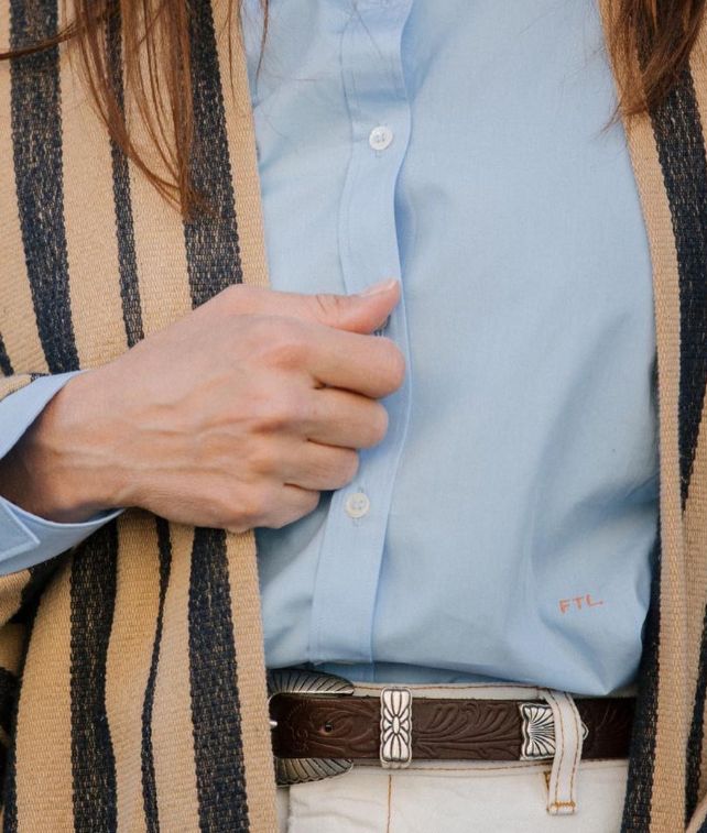 Catherine Camicia in Oxford di Cotone