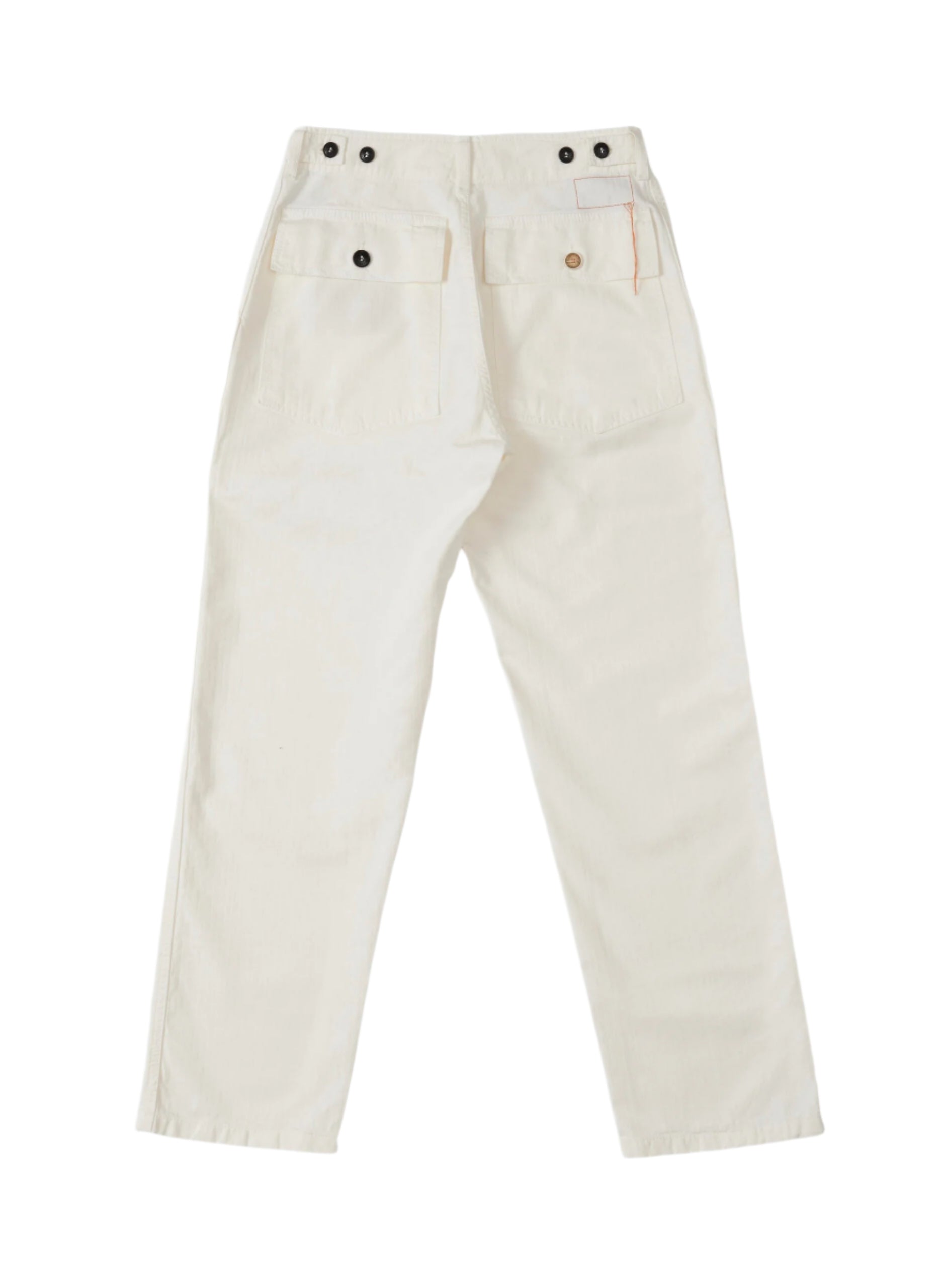 Jerryt Pantaloni Fatigue In Herringbone Di Cotone