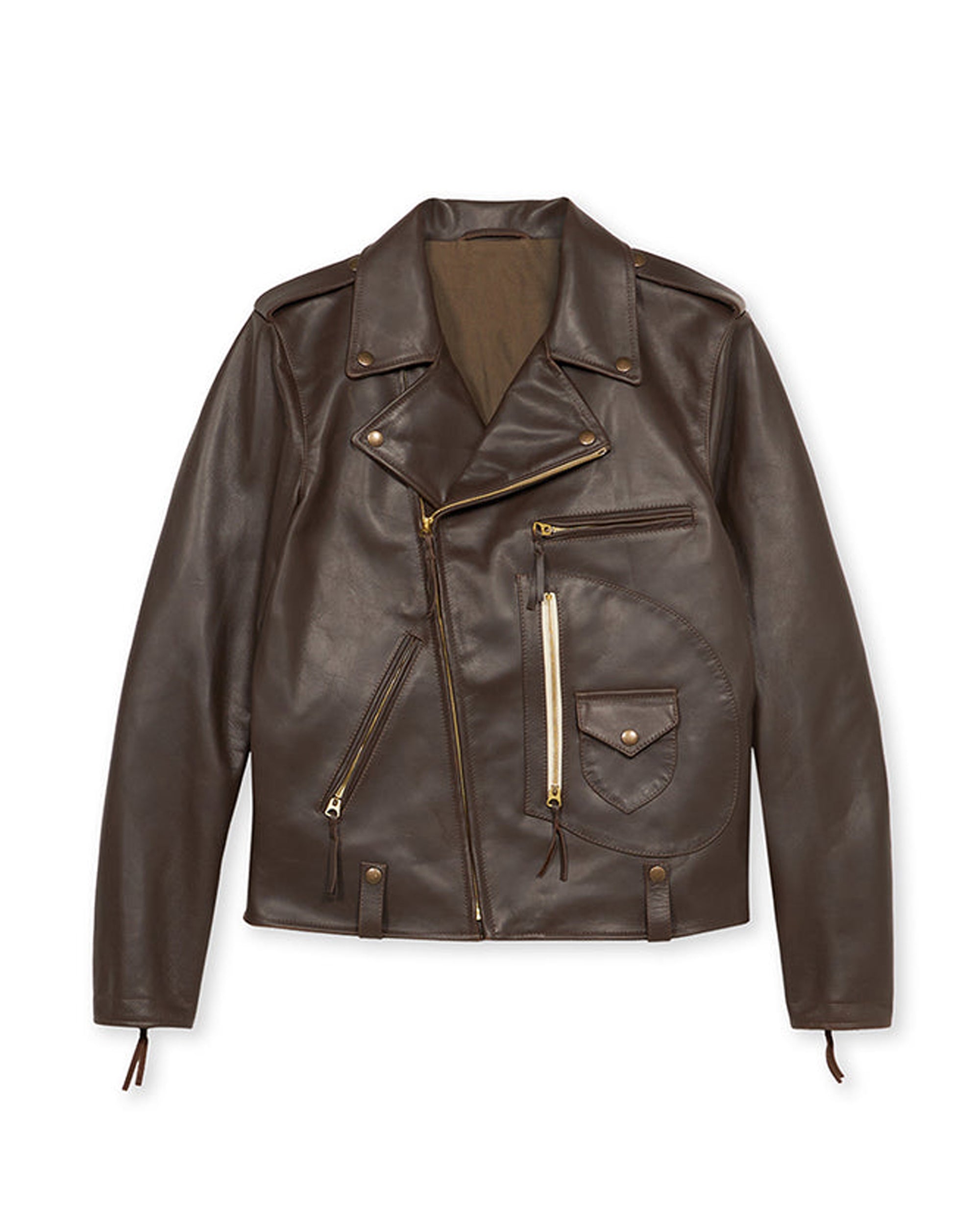 Chiodo Giacca Biker in Pelle