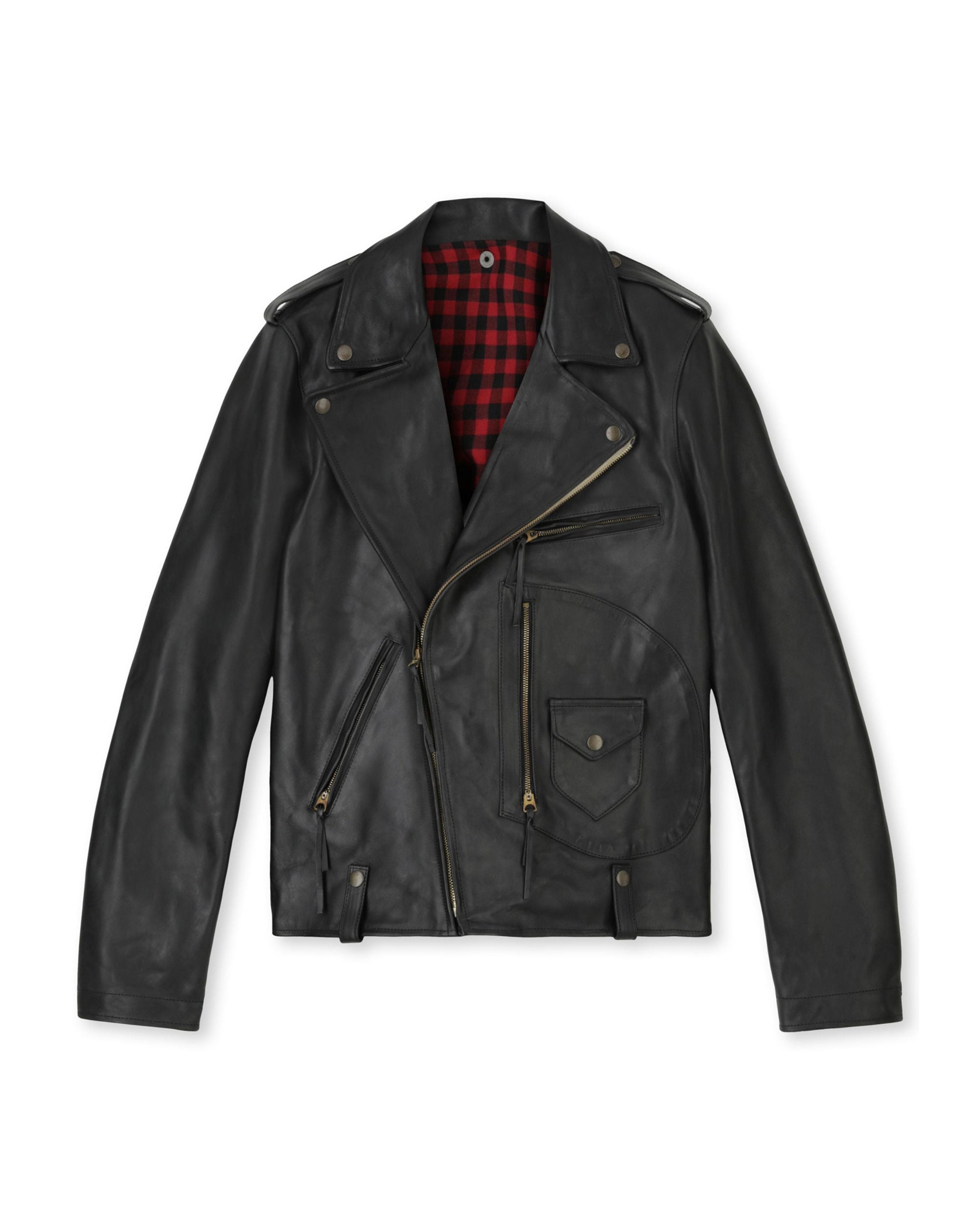 Chiodo Giacca Biker in Pelle