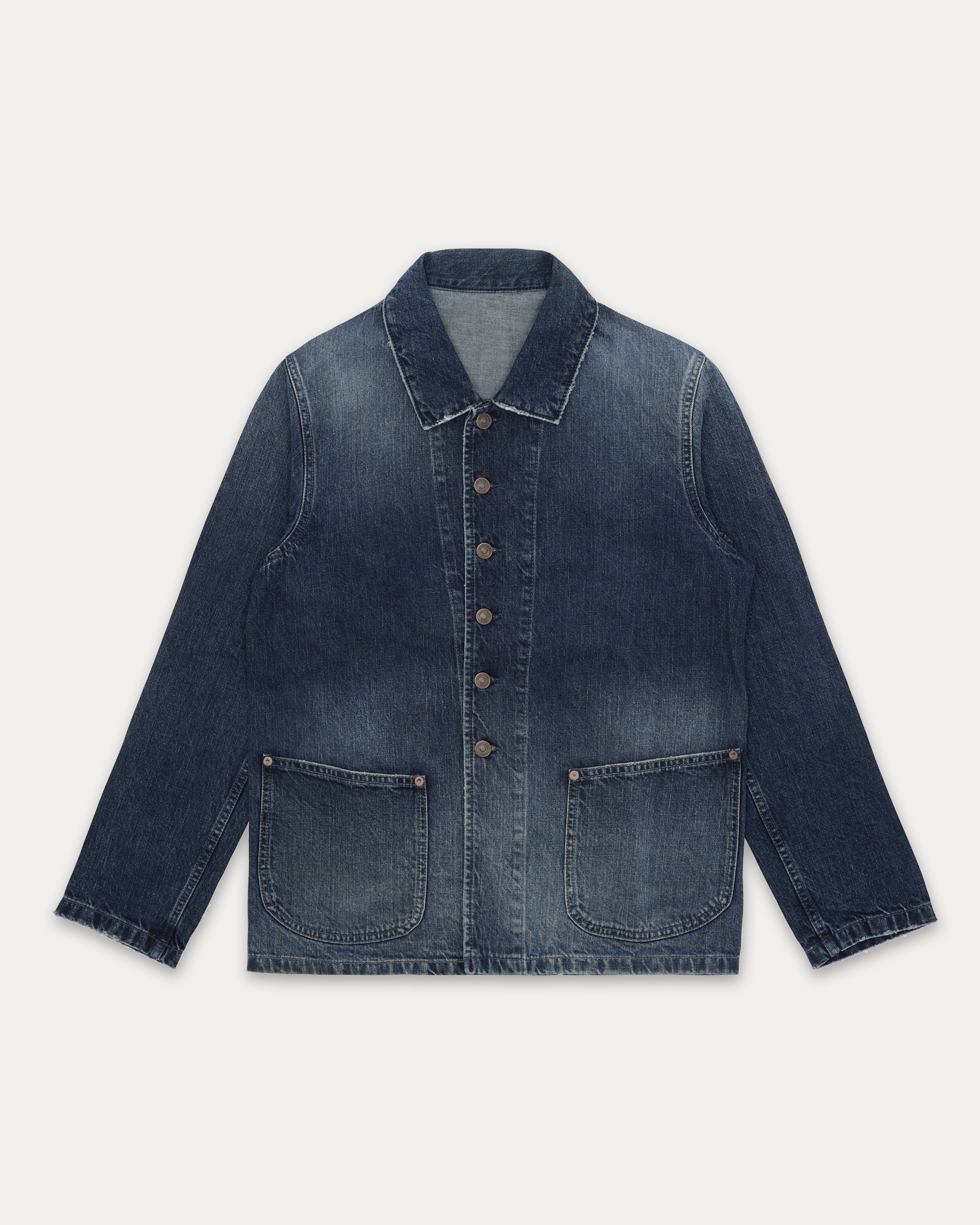 Clays Giacca In Denim Custom Wash