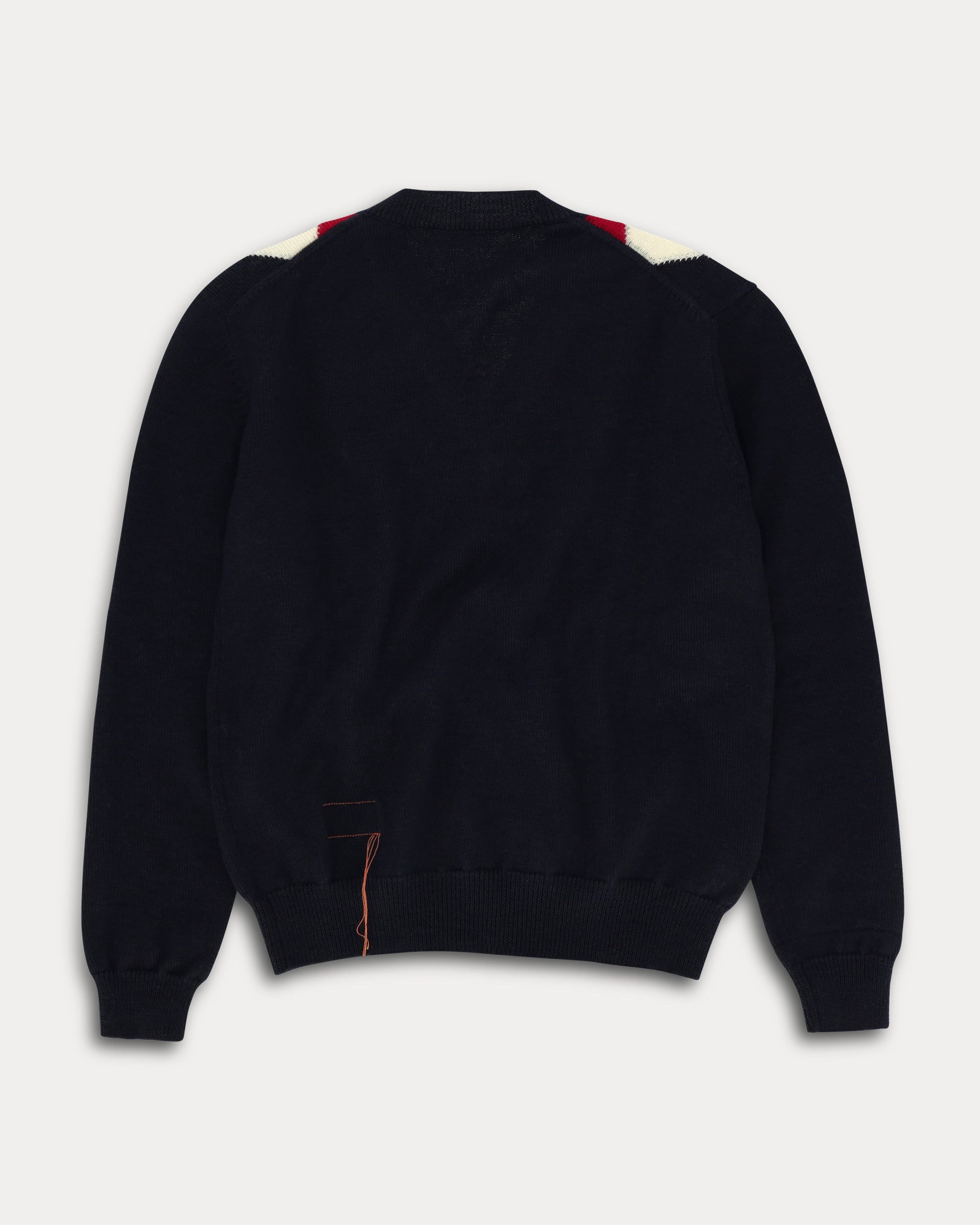 Cliff Wool Diamond Pattern Jumper