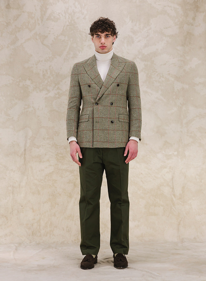 Corrado Giacca Doppiopetto Shetland