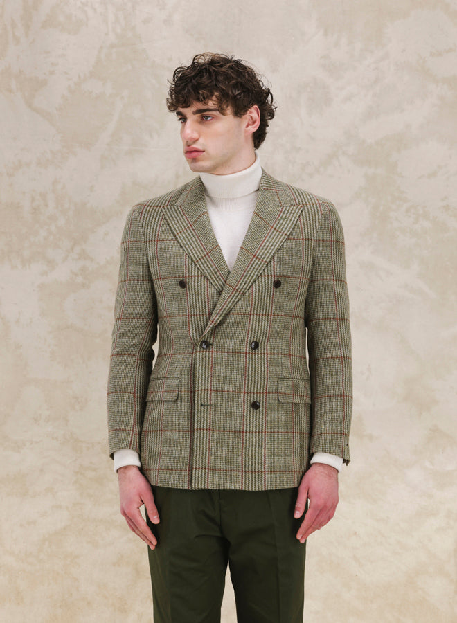 Corrado Giacca Doppiopetto Shetland