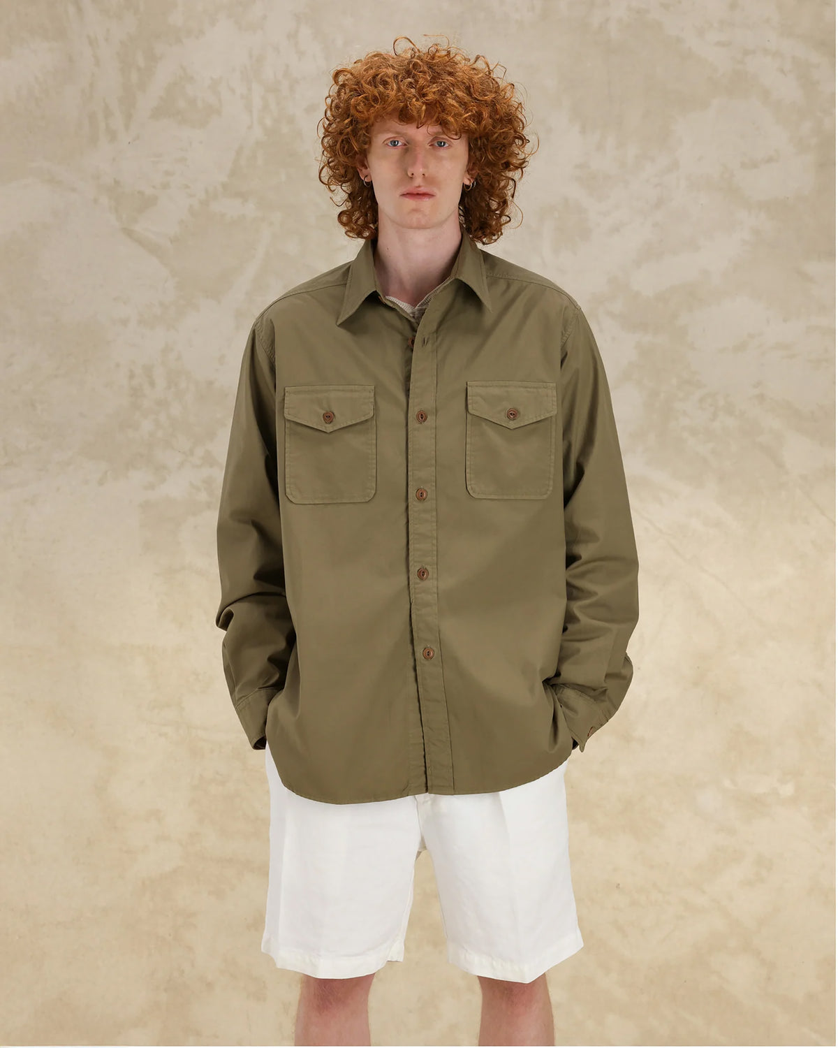 CPO Overshirt In Twill di Cotone