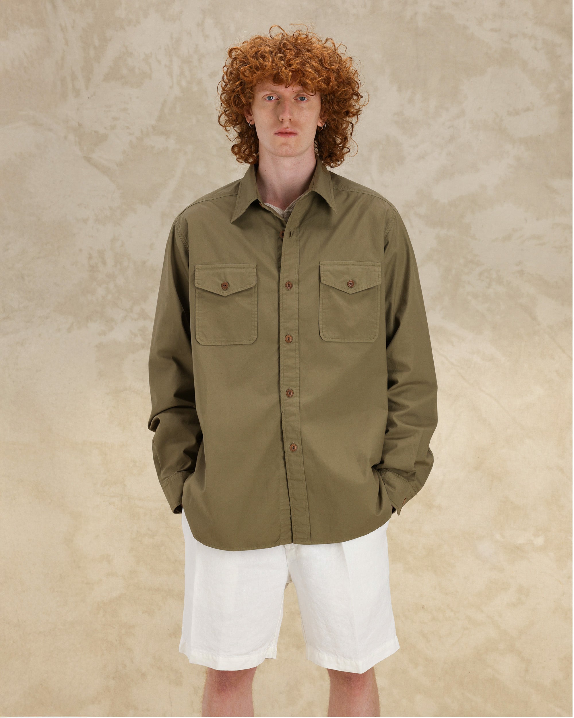 CPO Overshirt In Twill di Cotone