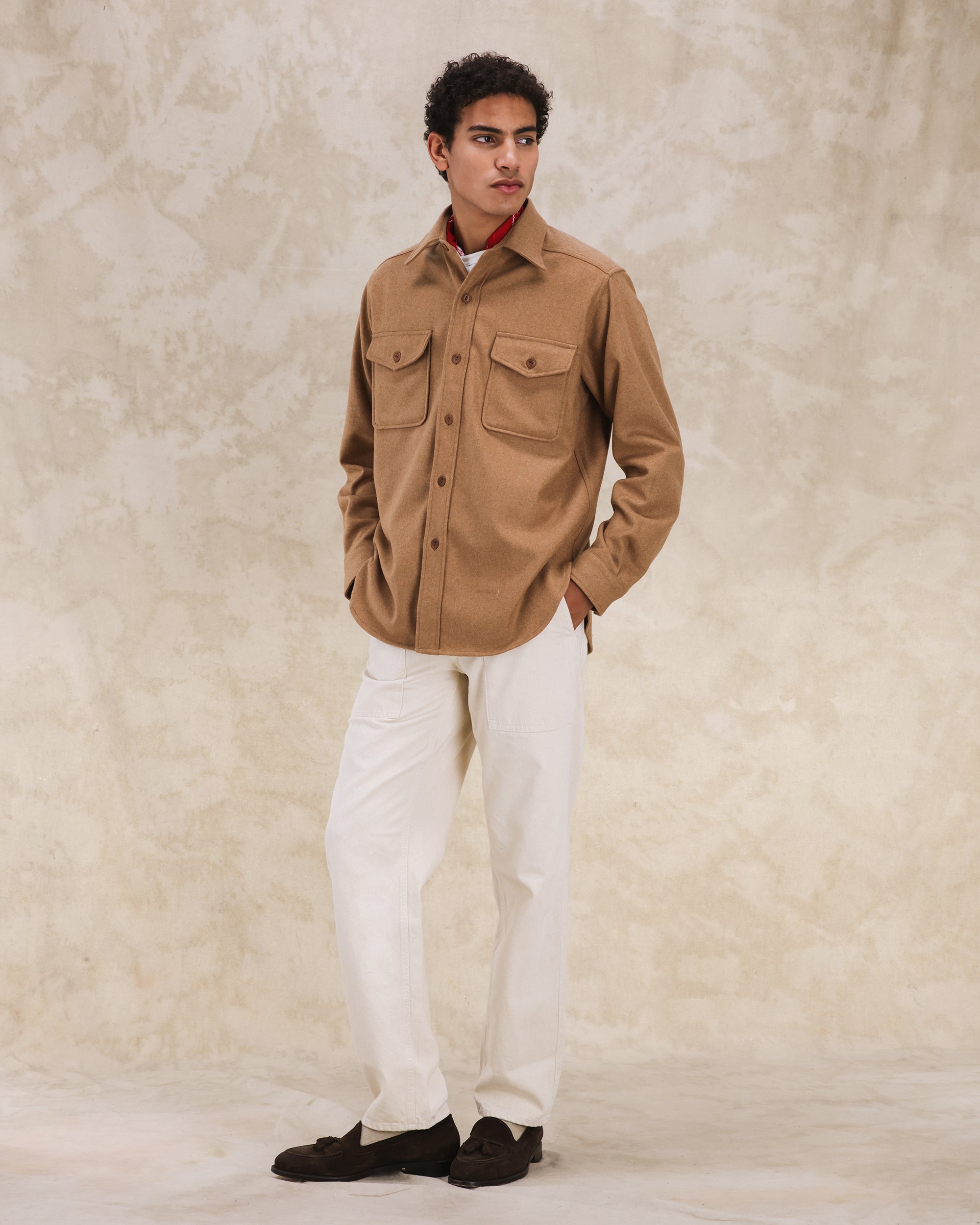 CPO Overshirt In Flanella di Lana