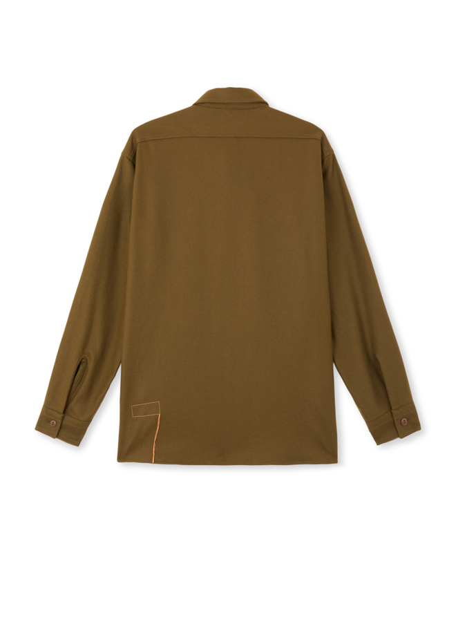 CPO Overshirt In Flanella di Lana
