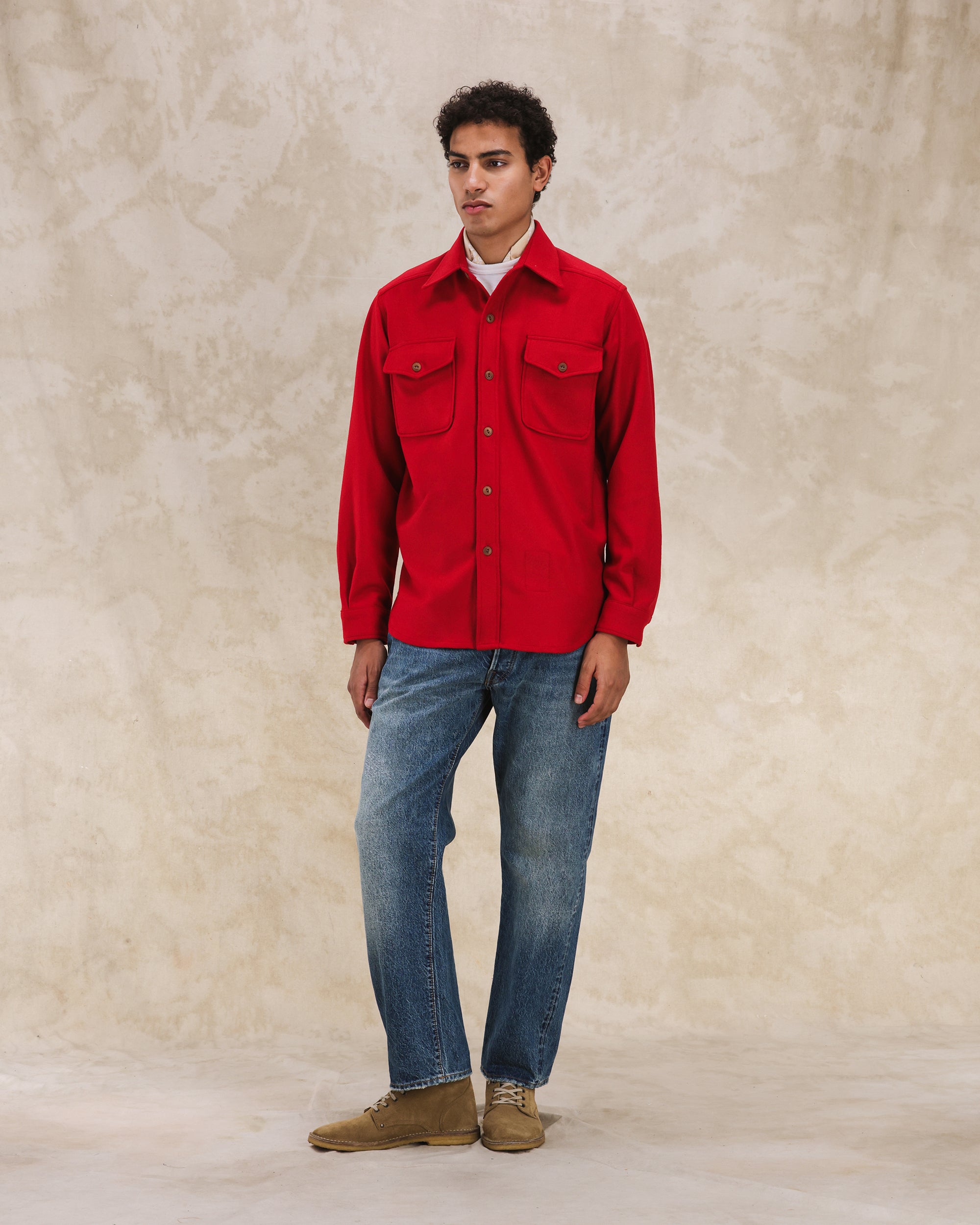 CPO Overshirt In Flanella di Lana