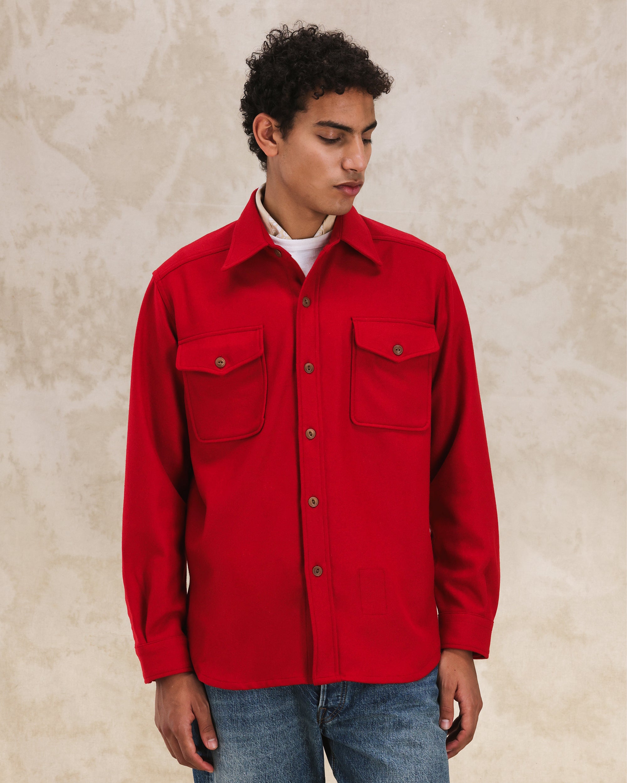 CPO Overshirt In Flanella di Lana