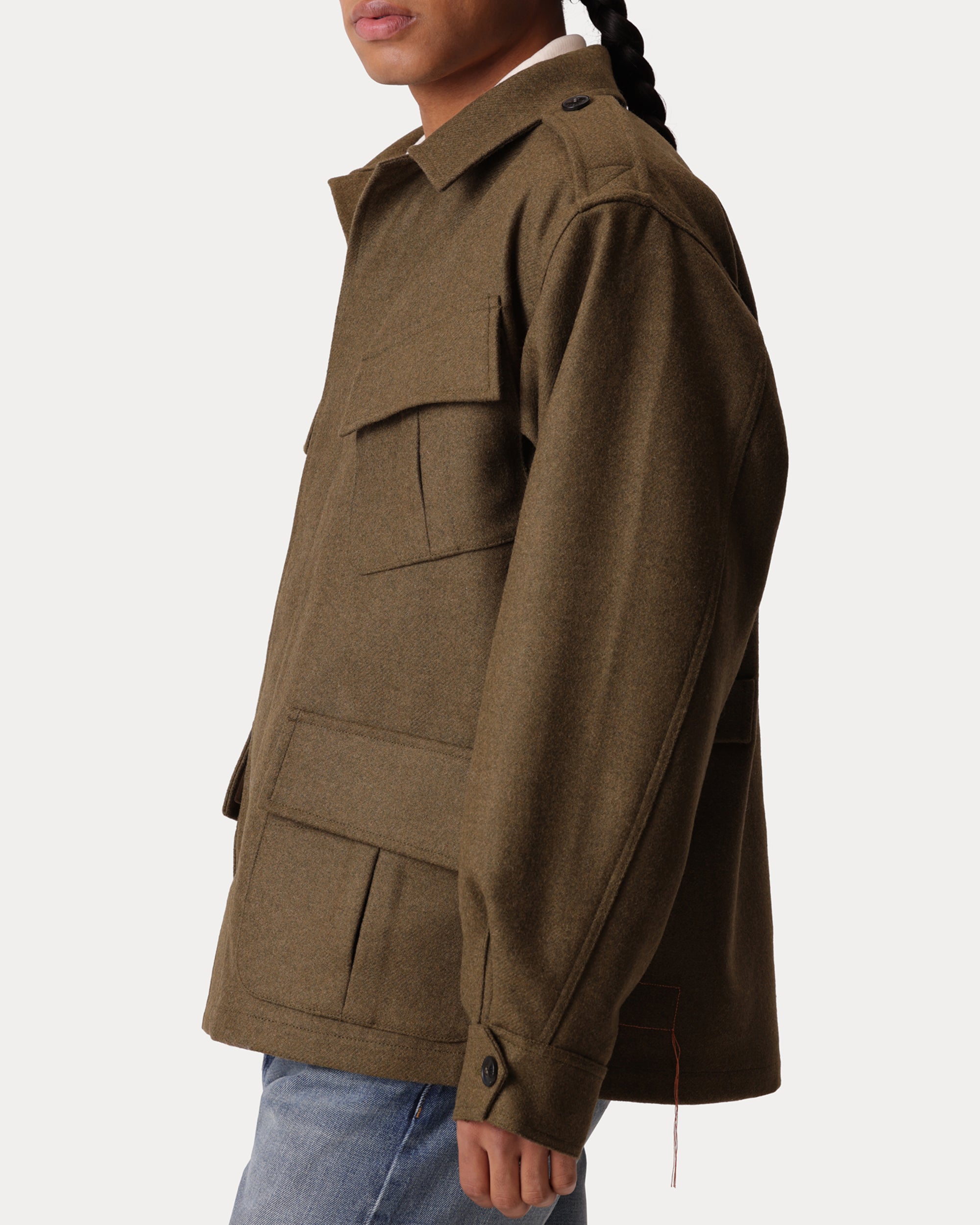 Creek Jungle Jacket in Melton Wool