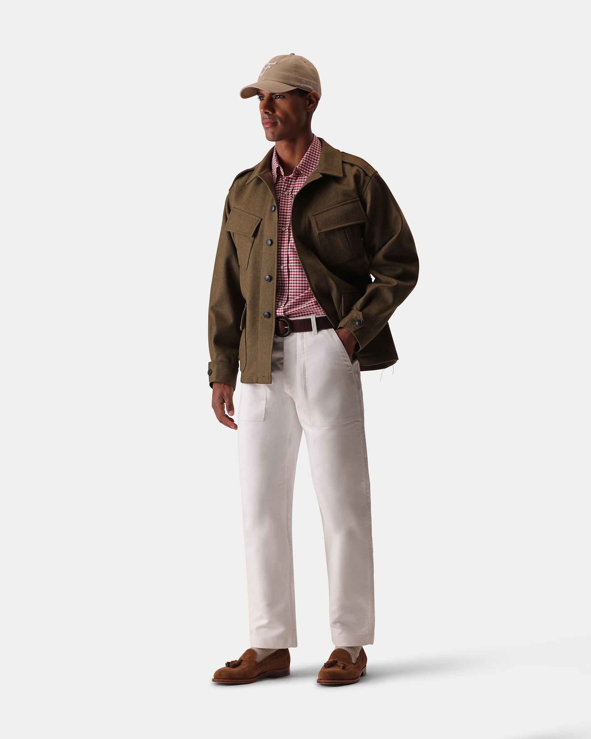 Creek Jungle Jacket in Melton Wool