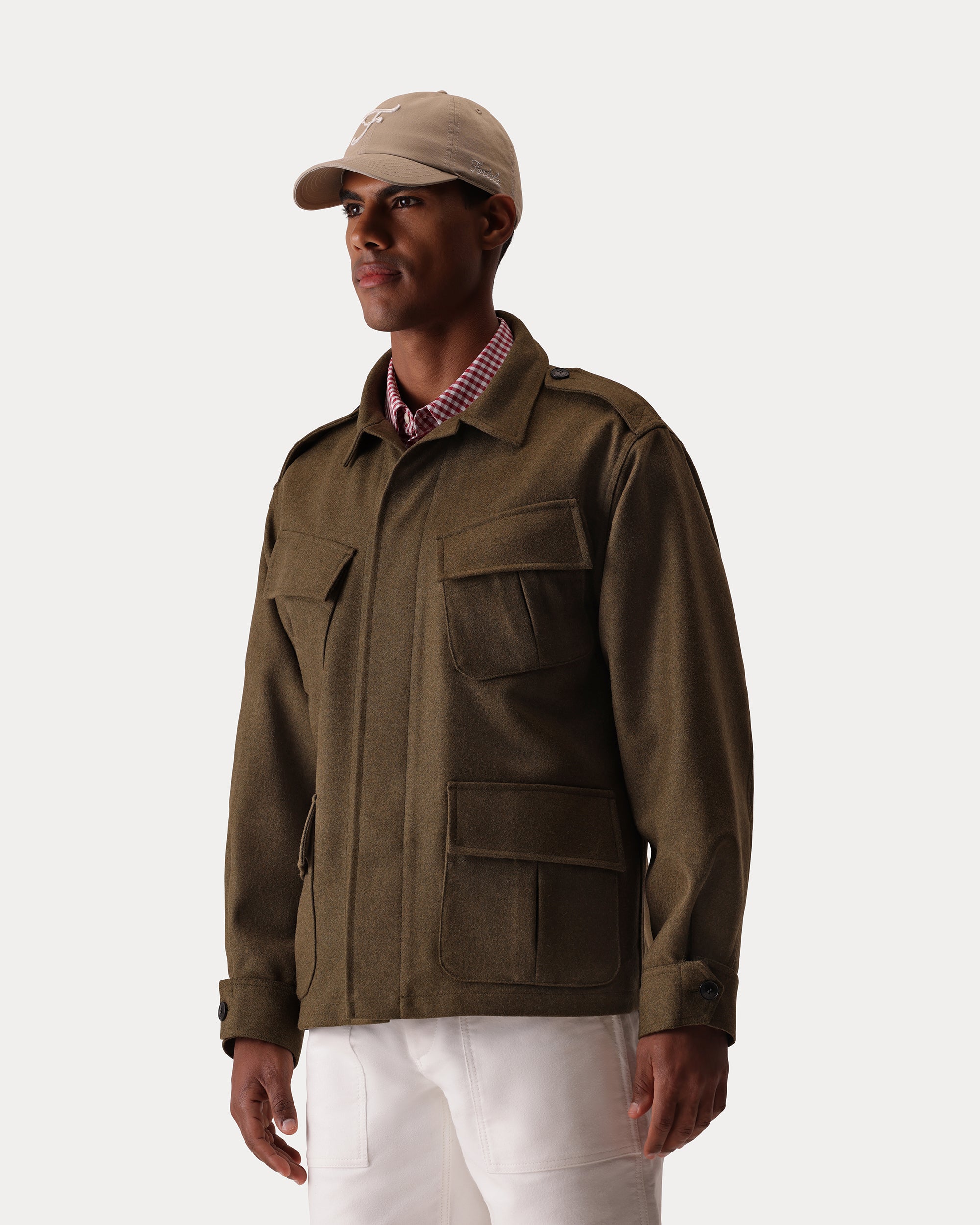 Creek Jungle Jacket in Melton Wool