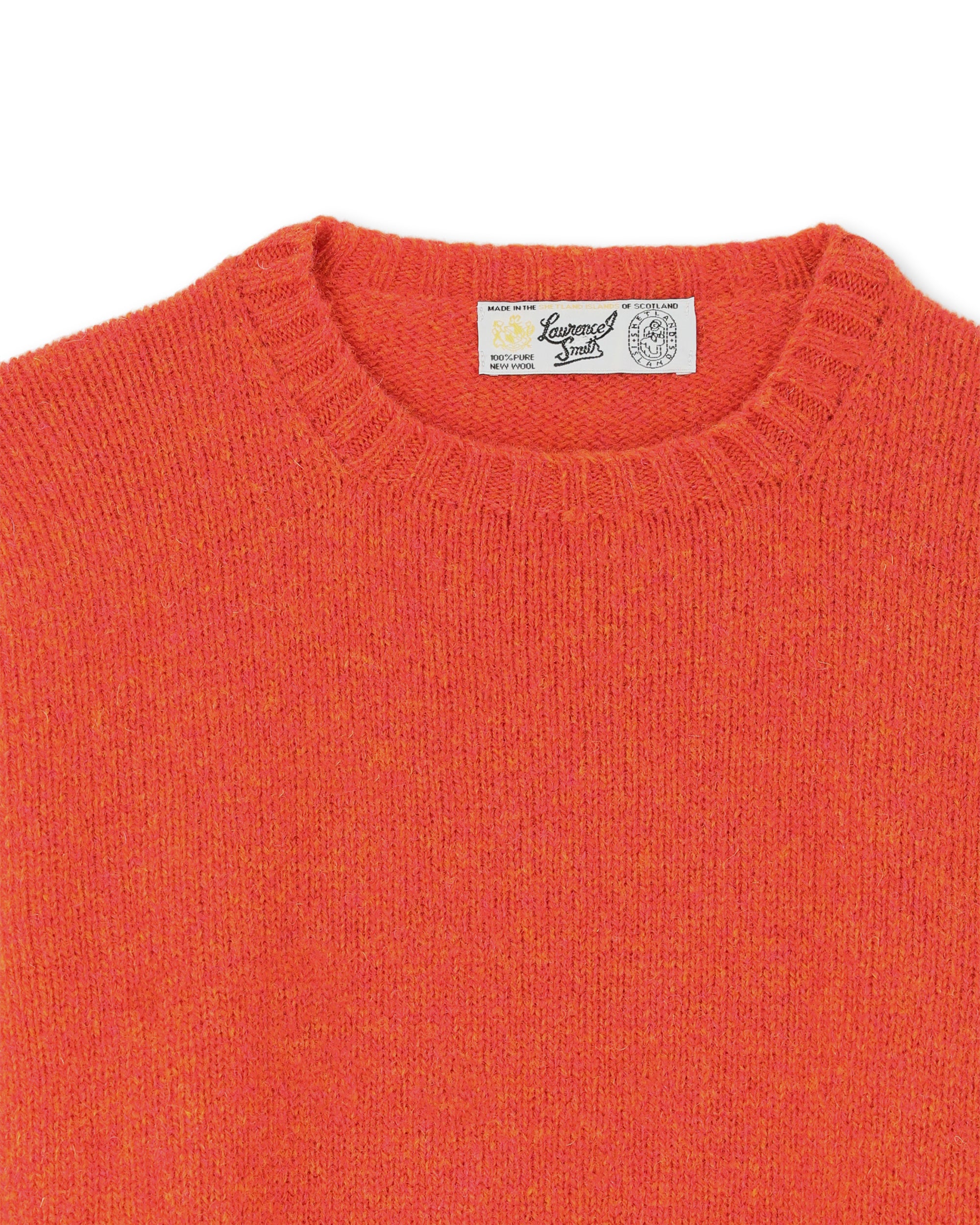 Shetlandcrewneck Sweater Crewneck Wool