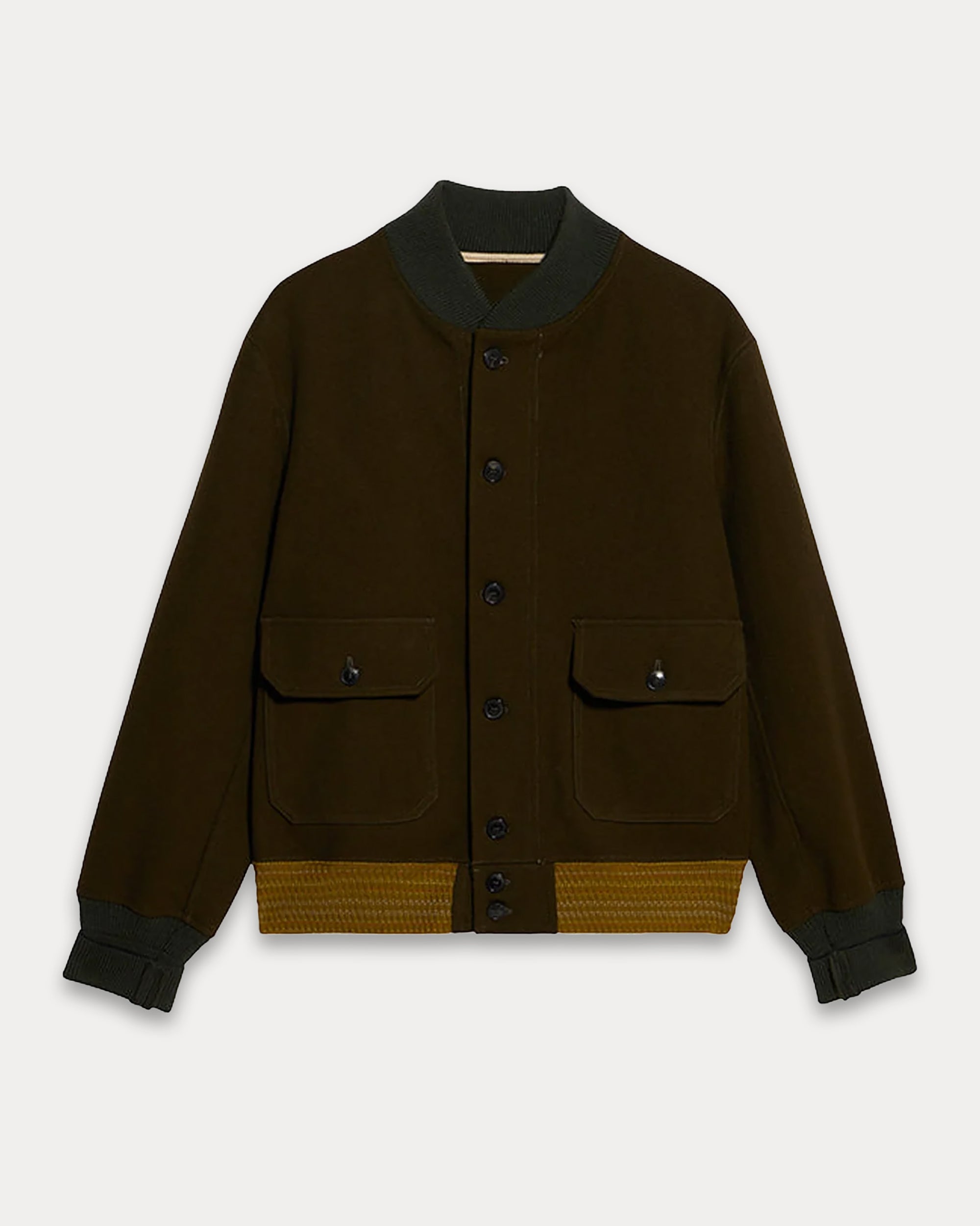 Cruiser Bomber In Twill di Lana
