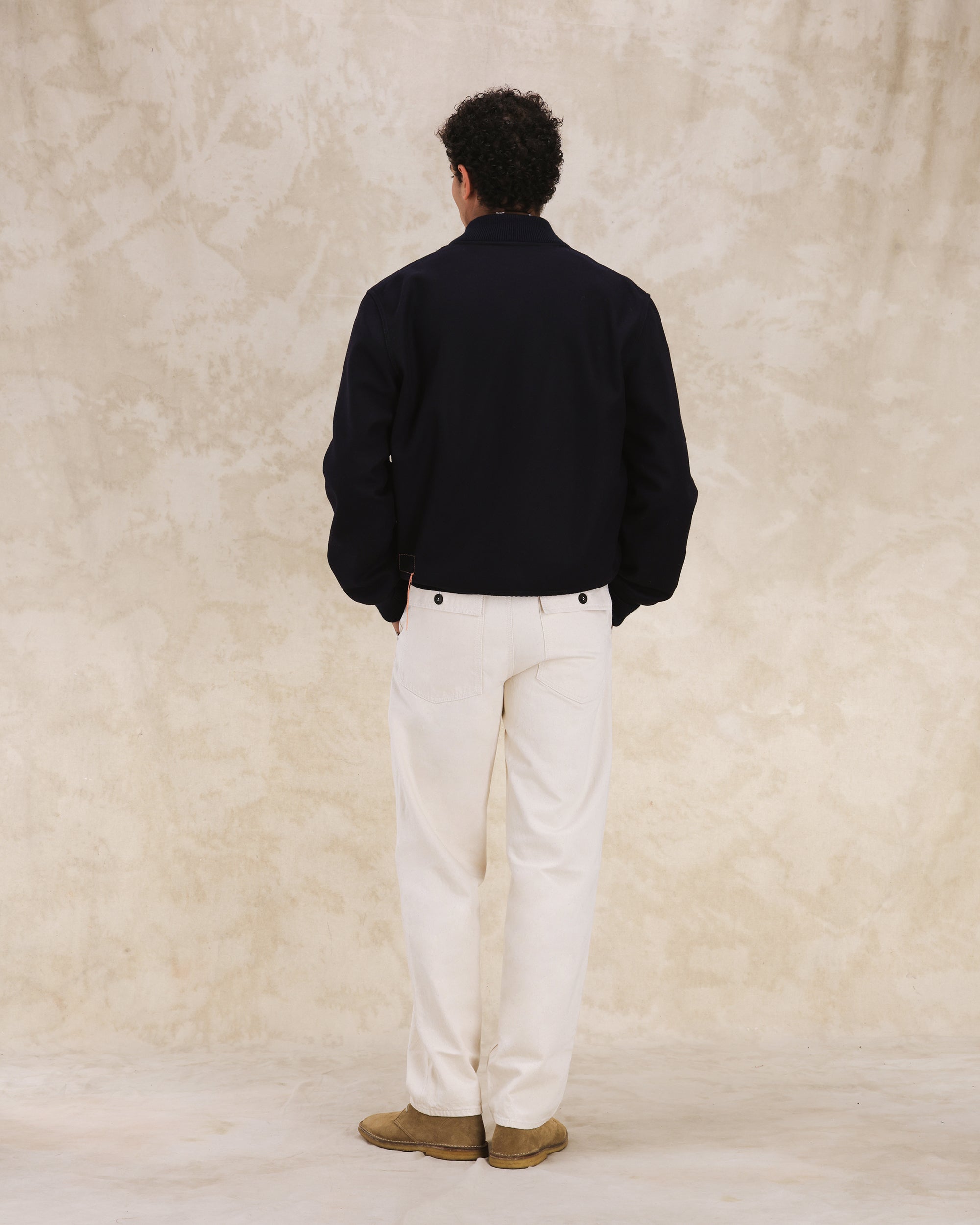 Cruiser Wool Twill Bomber Jacket