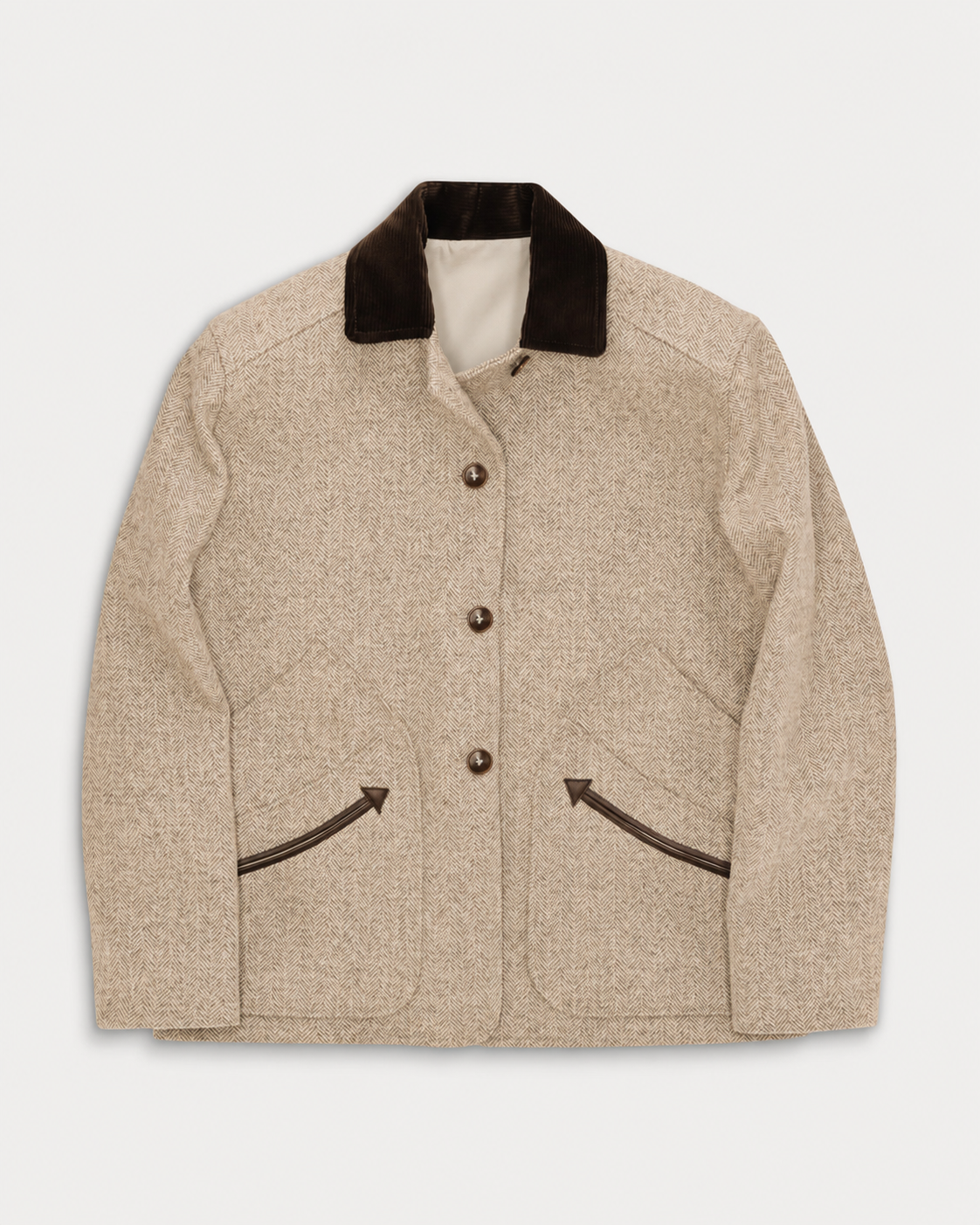 Blanckett Giacca in Lana Herringbone