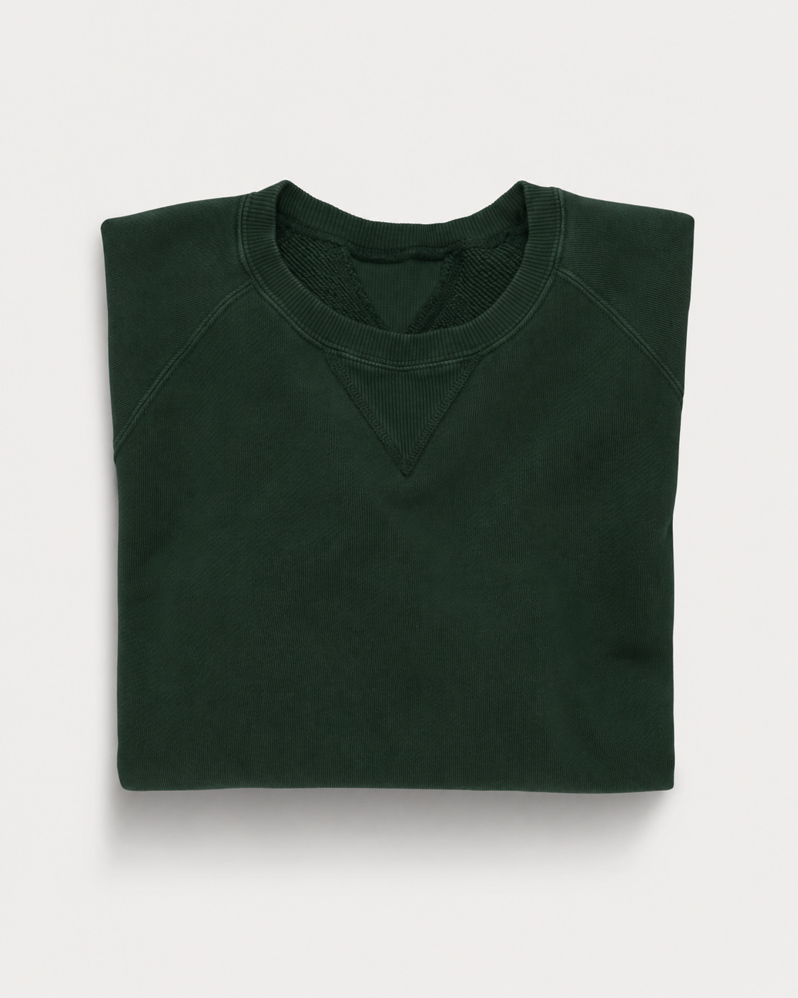 Harvard Felpa Girocollo in Jersey Felpato con taglio Raglan