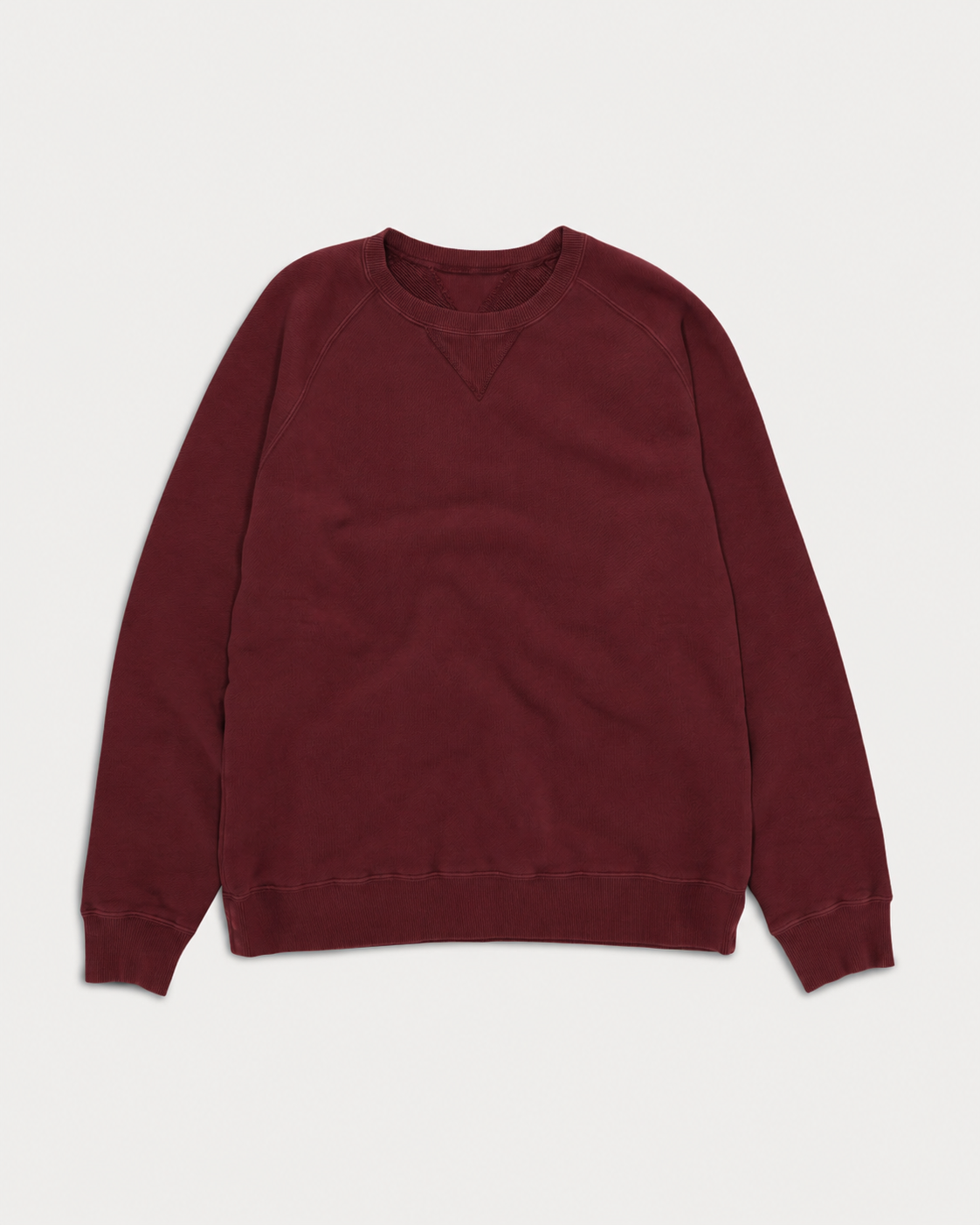 Harvard Felpa Girocollo in Jersey Felpato con taglio Raglan