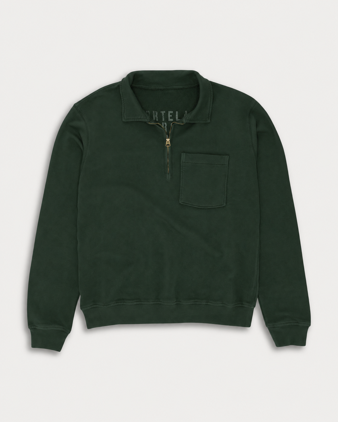 Yale Fleece Jersey with Collar and Zip