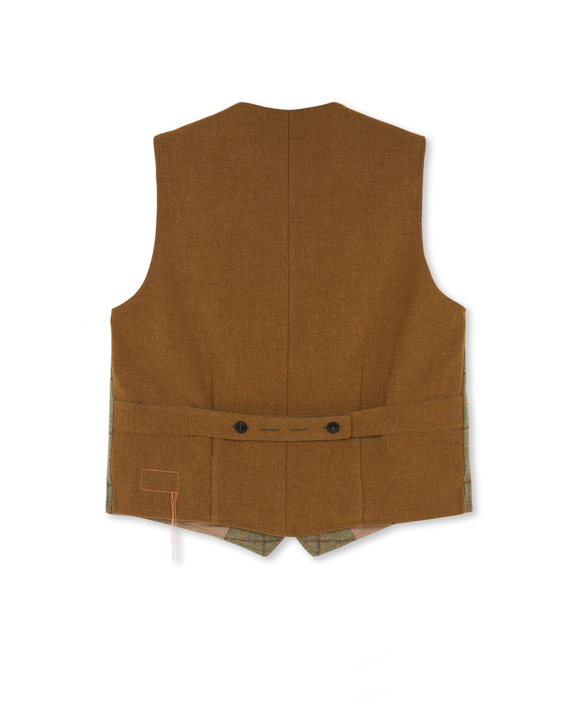 Dean Tailored Checked Wool Vest