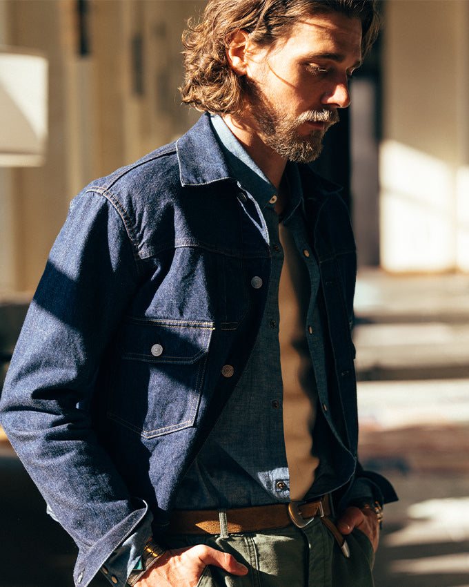 Men's Overshirts: A selection of high-class vintage-style apparel.