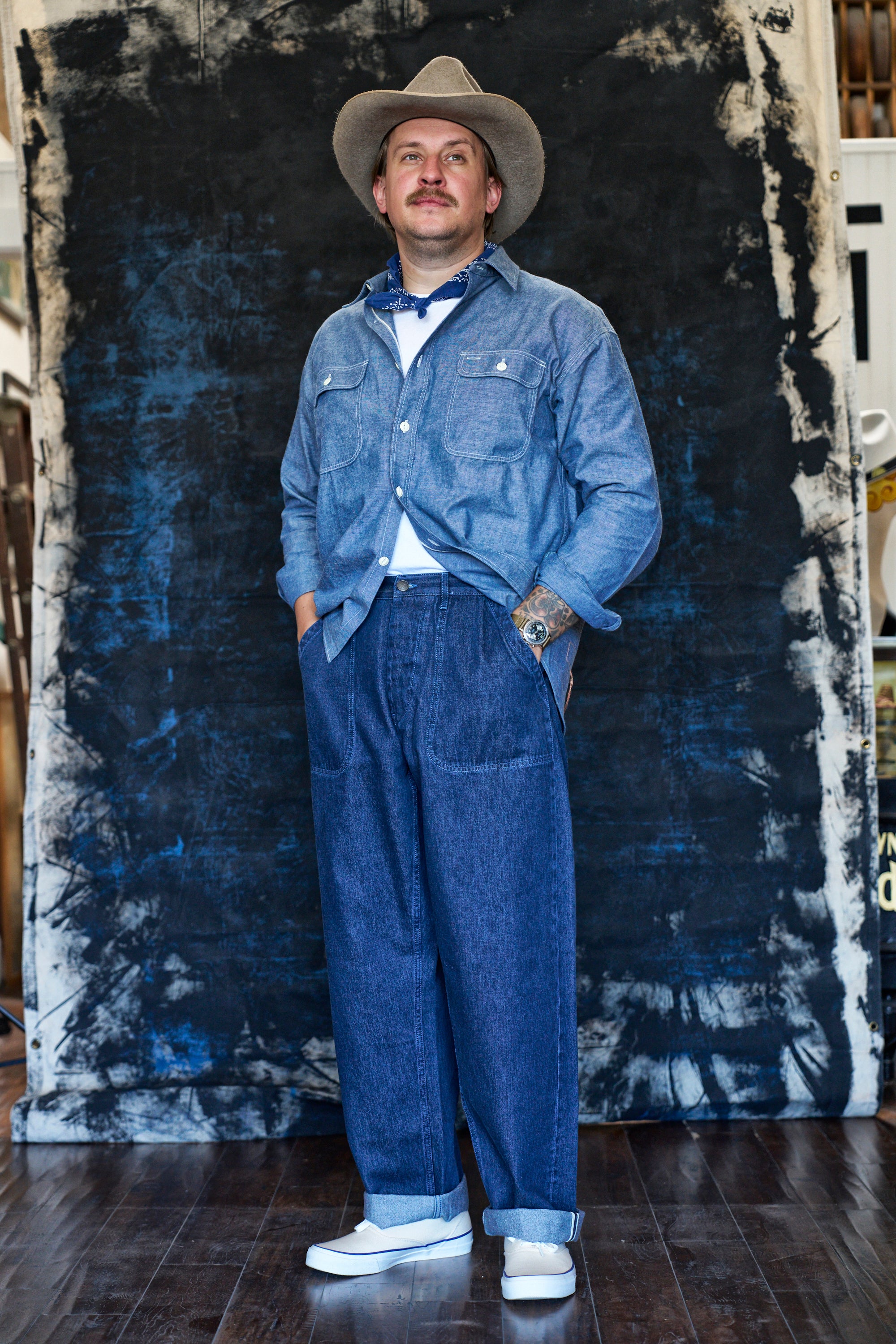 Jerom Pantaloni in Denim Indigo Rinse