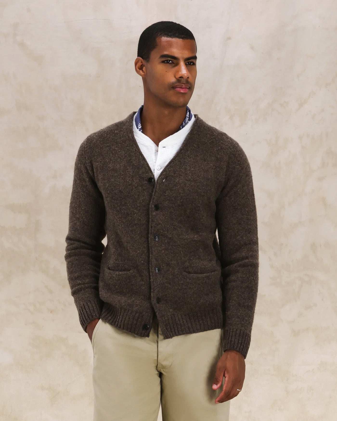 Edmund Merino Wool Cardigan