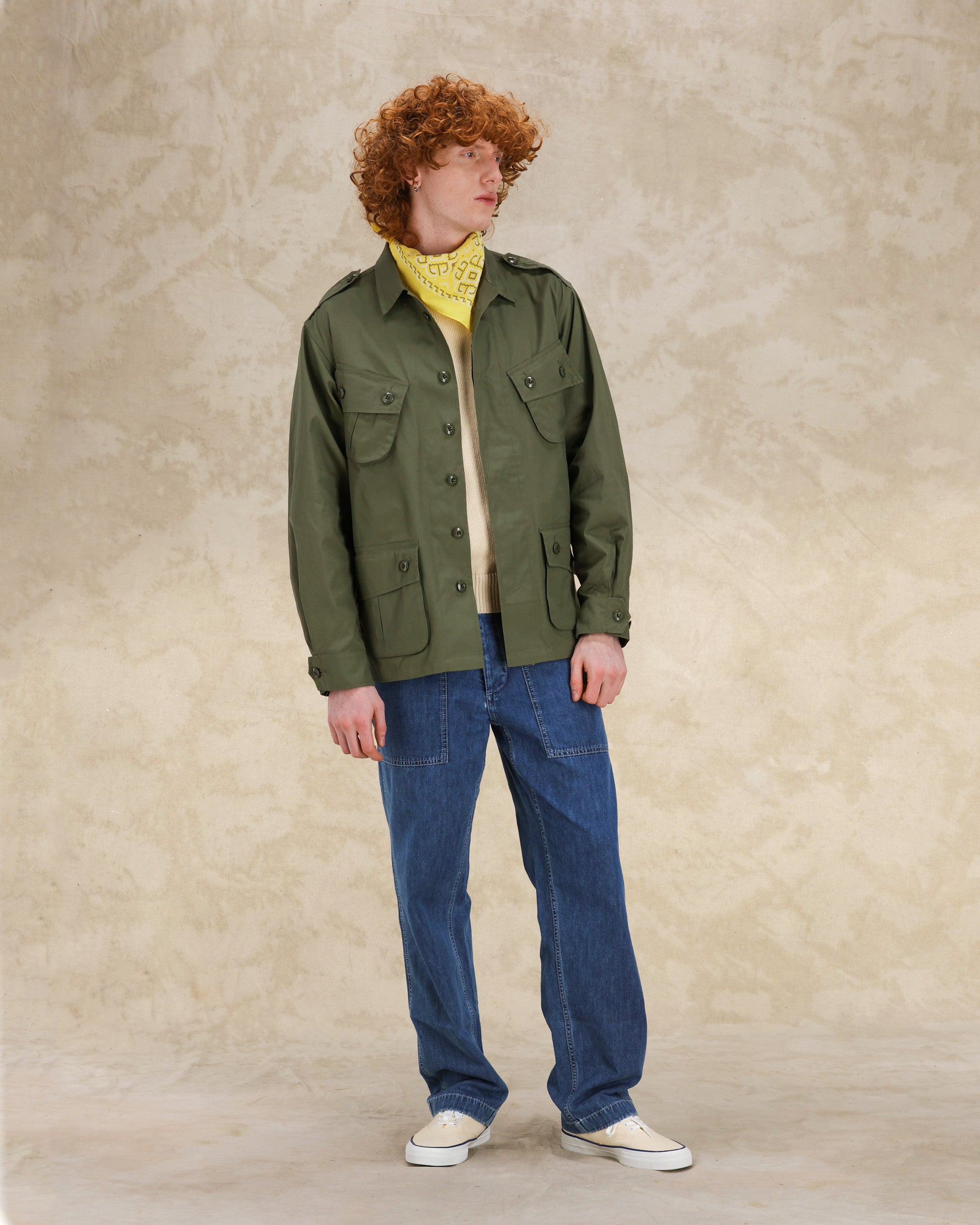 Elias Jungle Jacket In Cotone