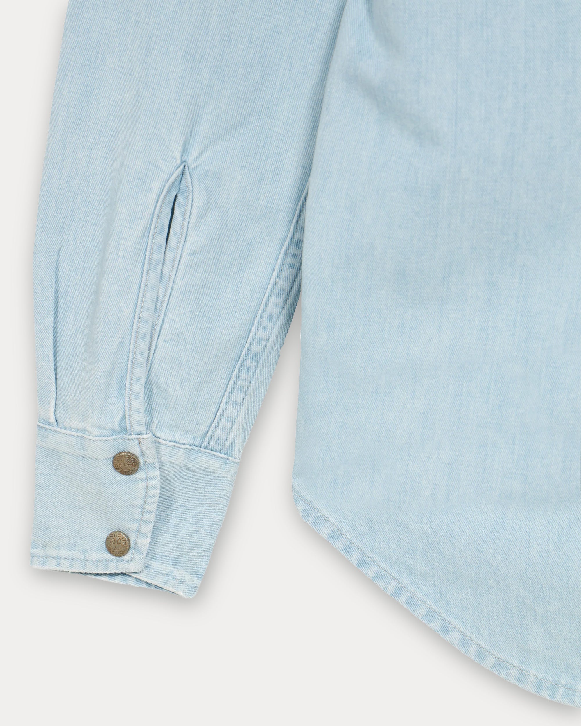 Elpaso Western Shirt Bleach Wash