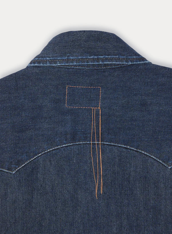 Elpaso Denim Western Shirt Stone Wash