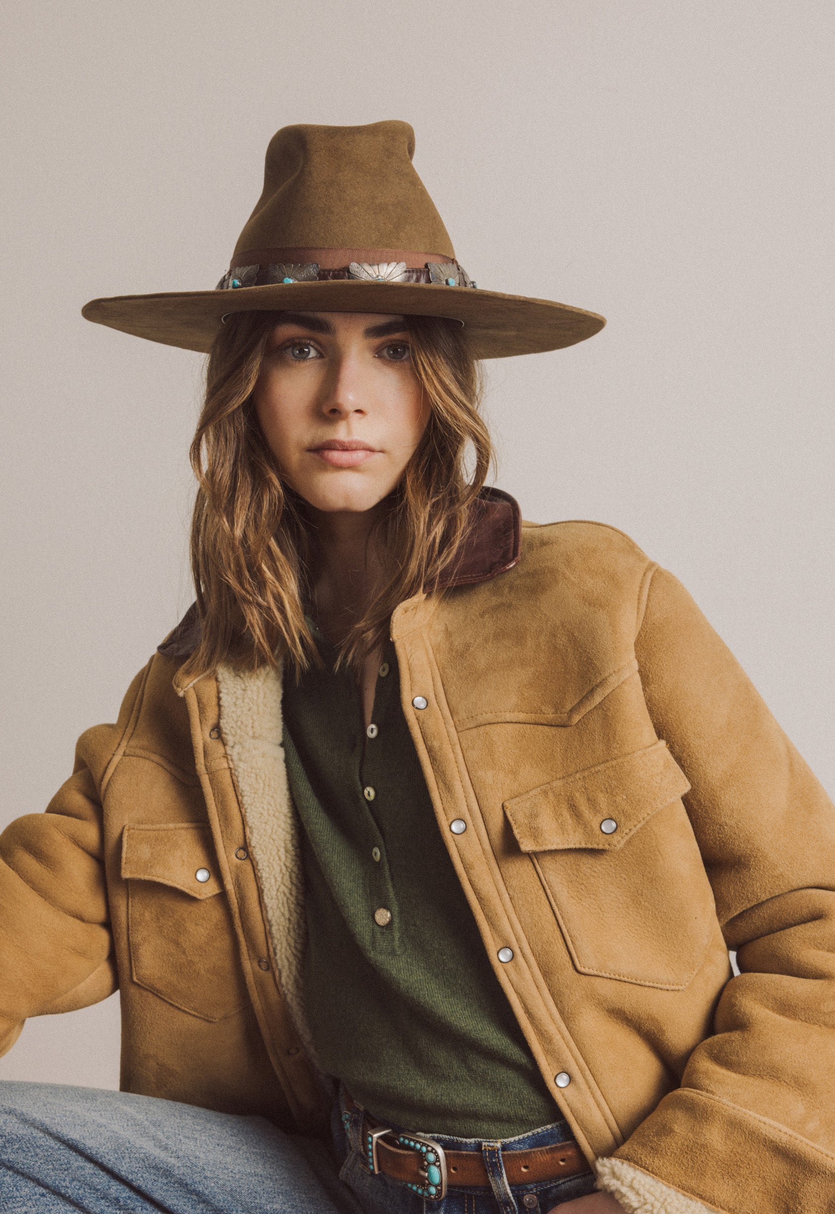 Shearl Giacca Texana In Montone