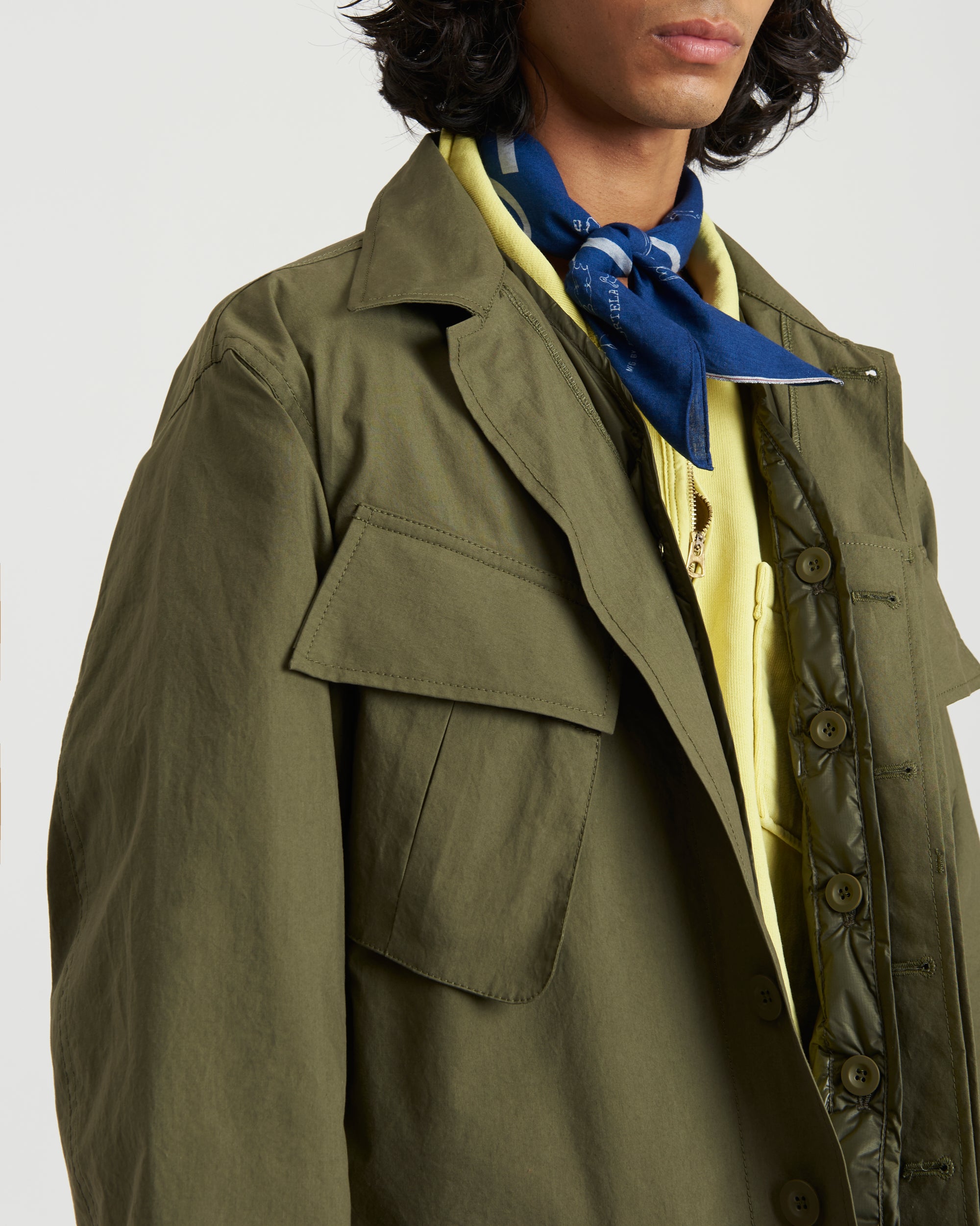 Junglet Giacca Con Tasche In Cotone