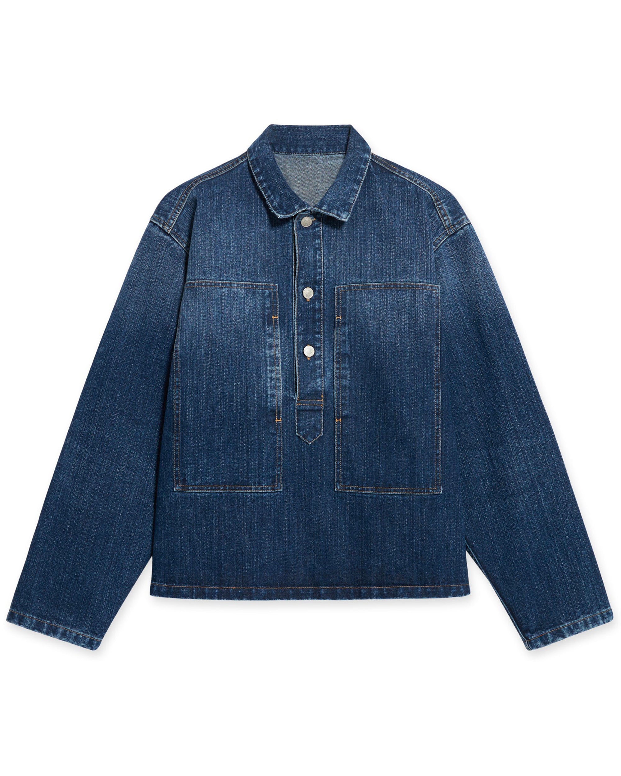Fuego Overshirt In Denim Stone Wash