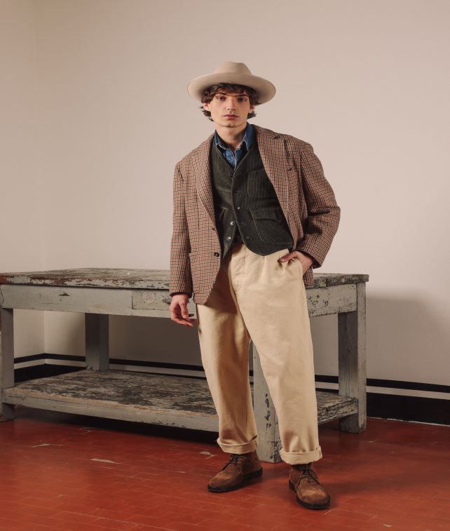 Oscarf Unlined Double-Breasted Jacket