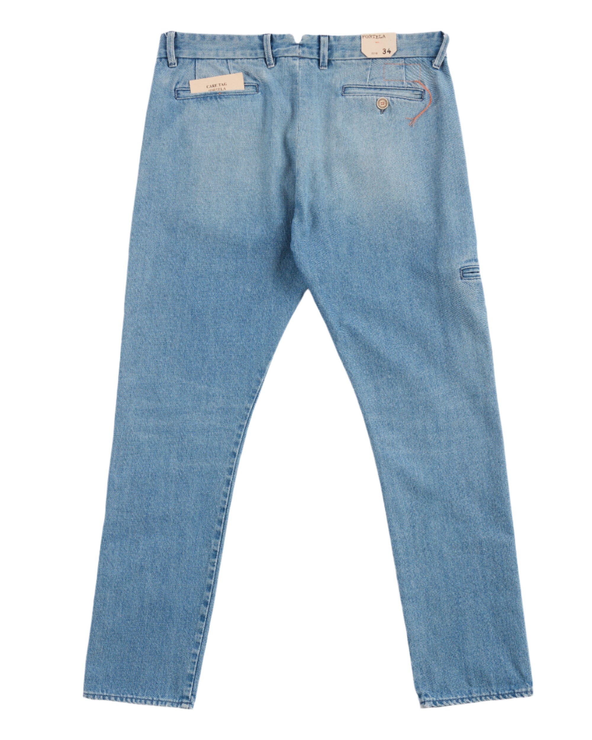 Pencesj Pantaloni in Denim Bleach Wash