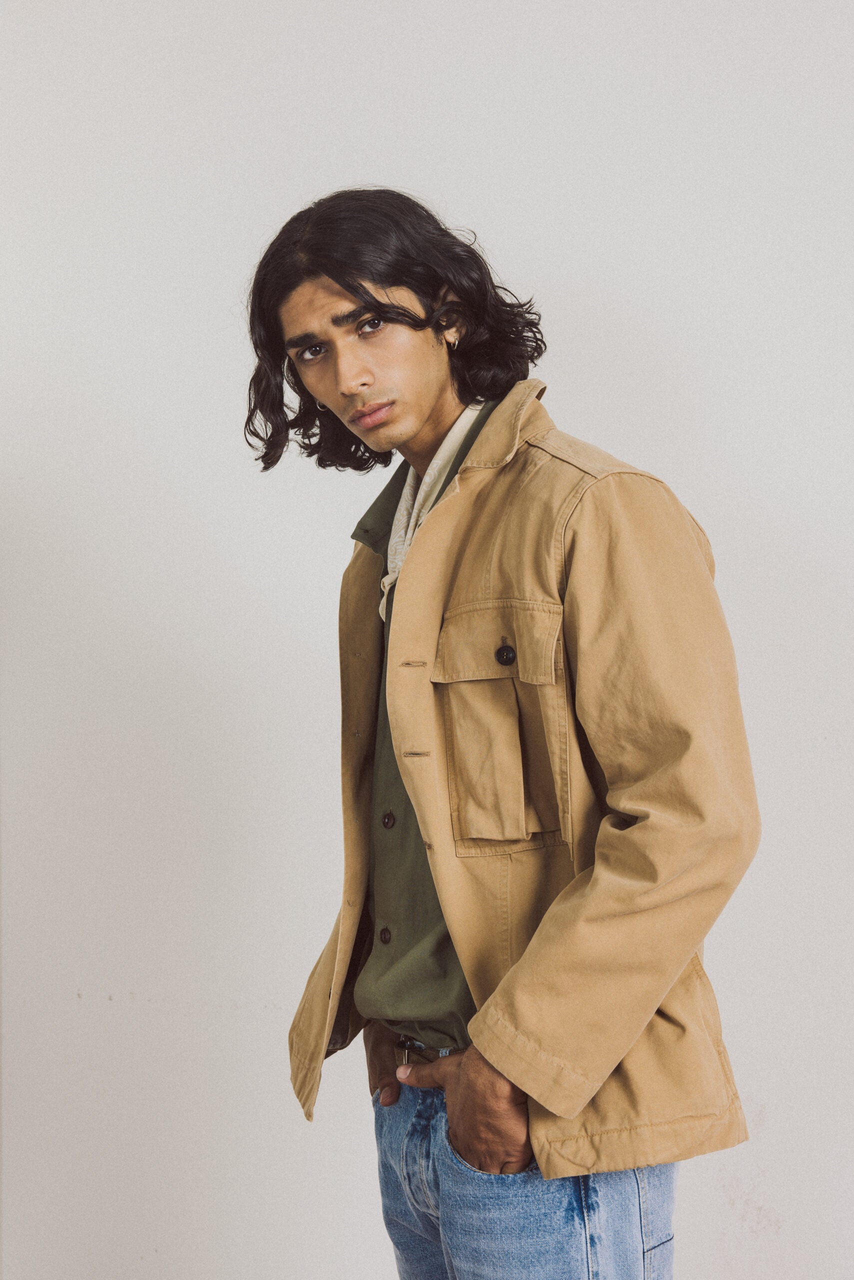 Solomons Overshirt in Canvas di Cotone