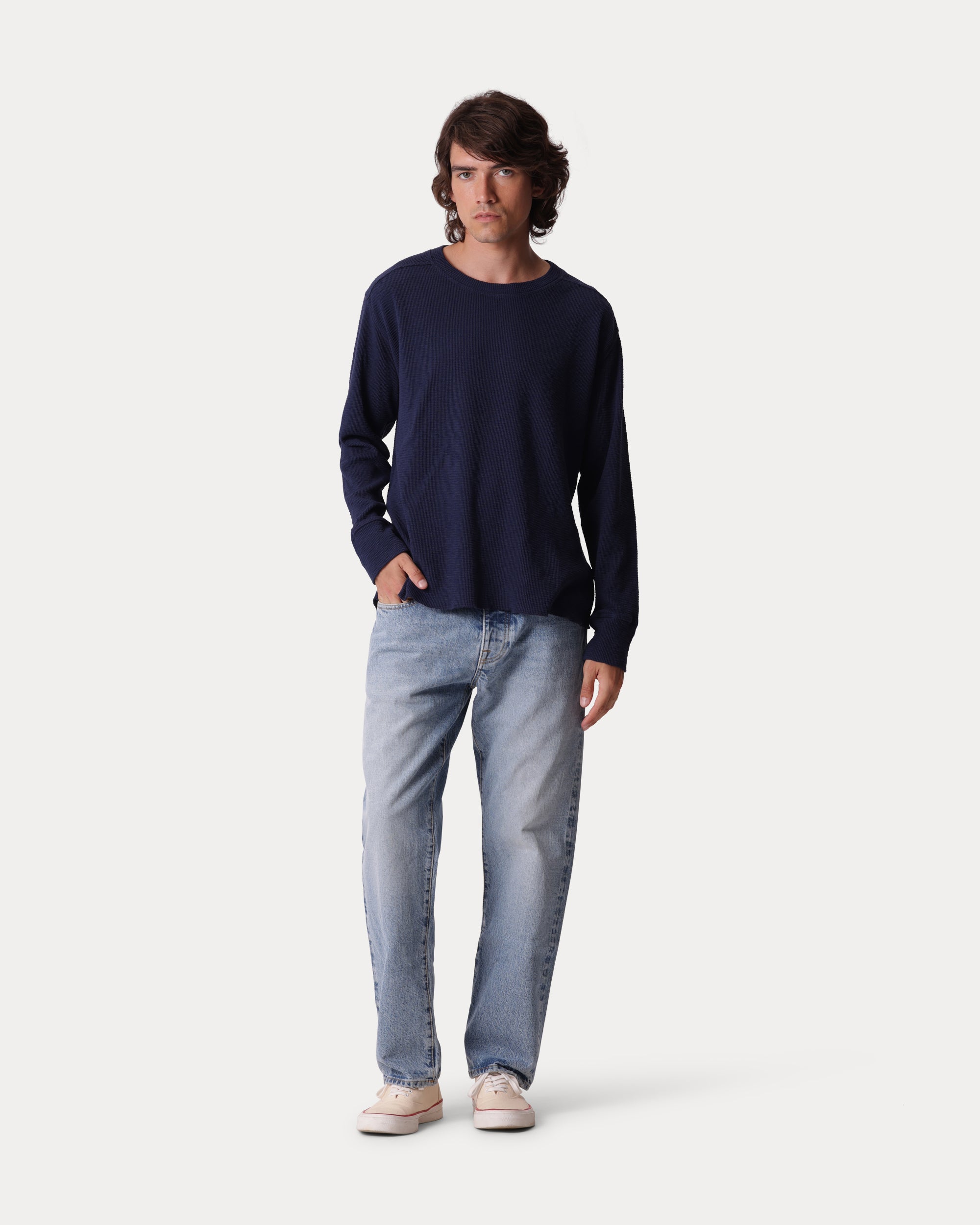 Geremia Waffle Jersey Sweater