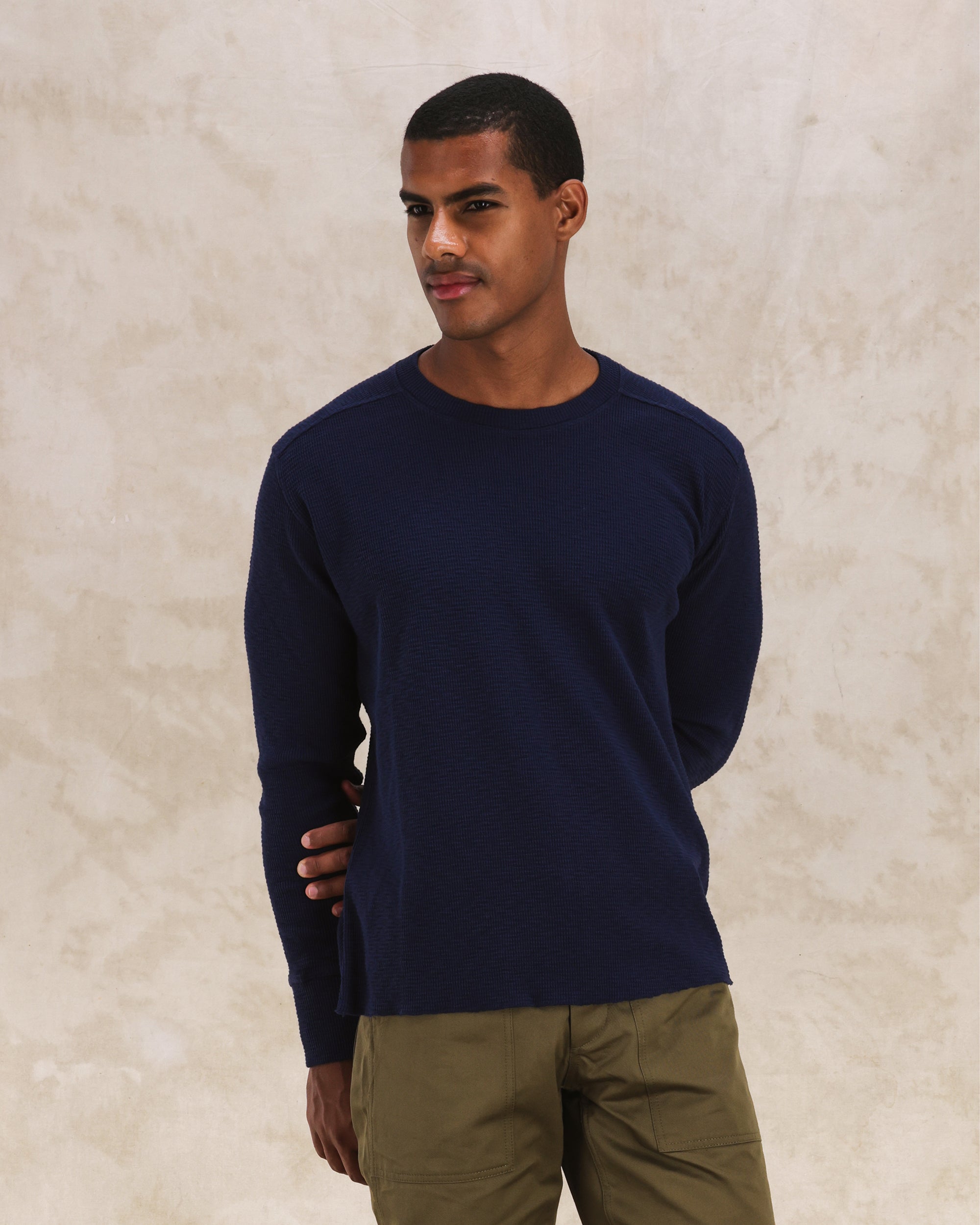 Geremia Maglia In Jersey Waffle