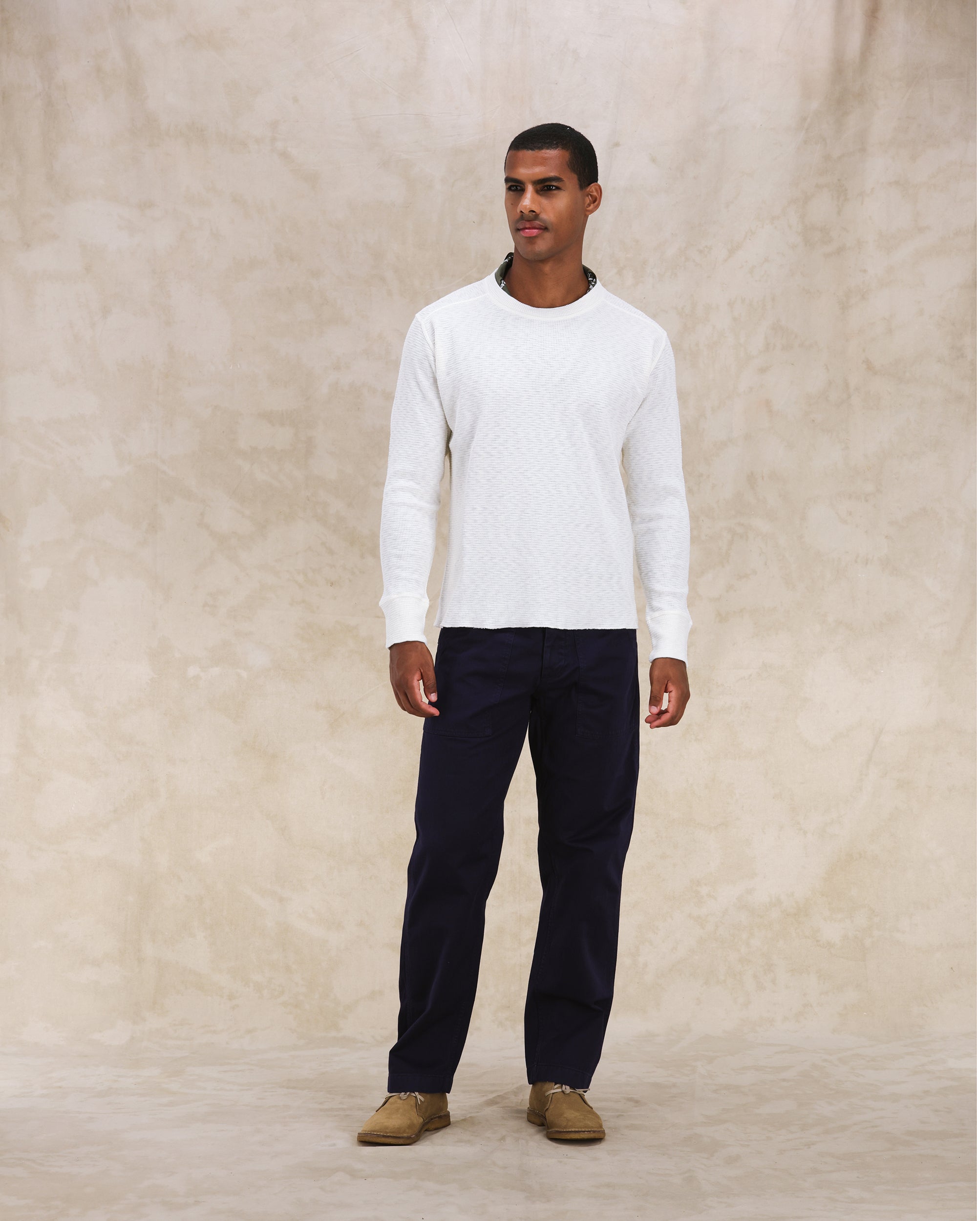 Geremia Maglia In Jersey Waffle