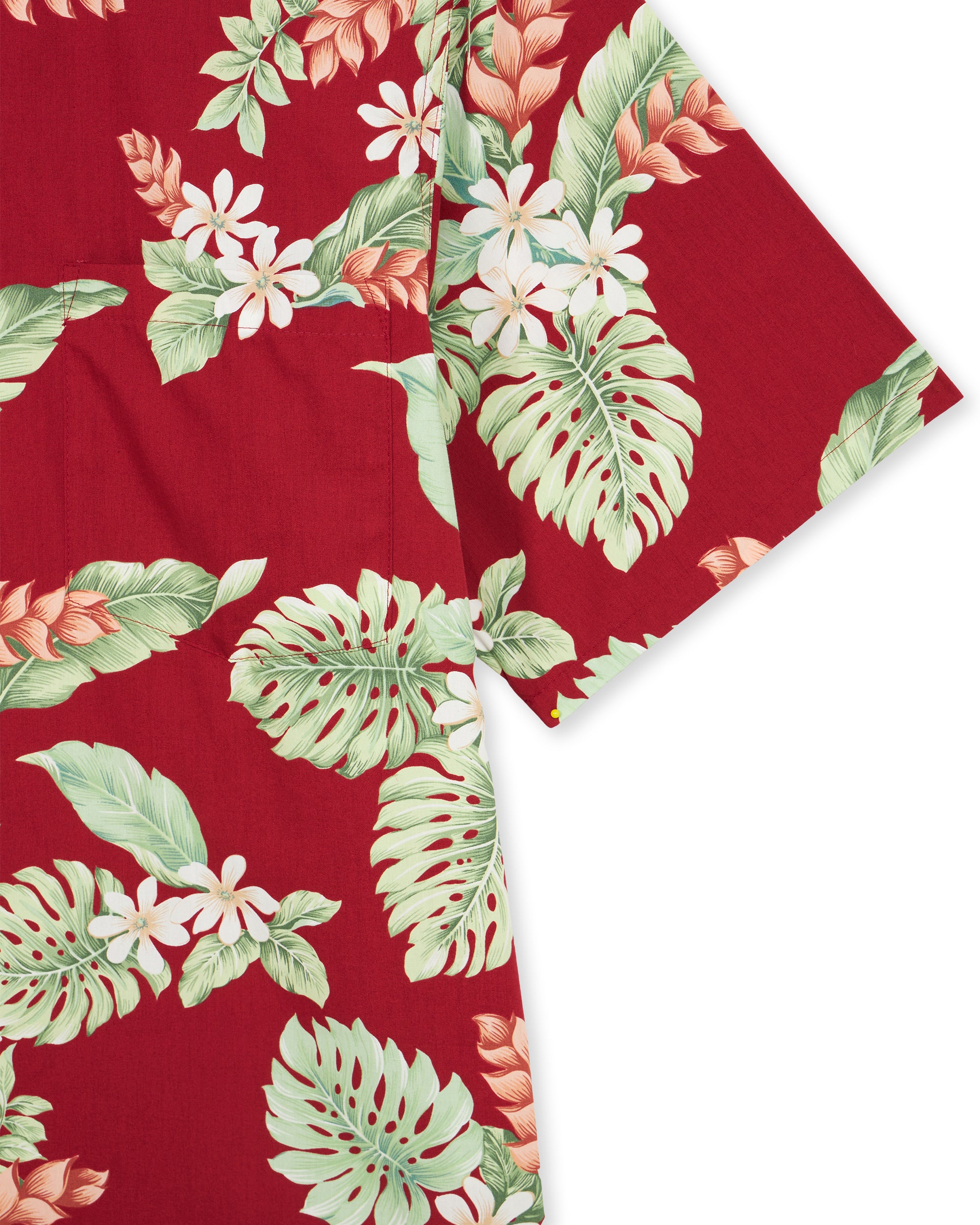 Garden Camicia Con Stampa in Cotone a Maniche Corte