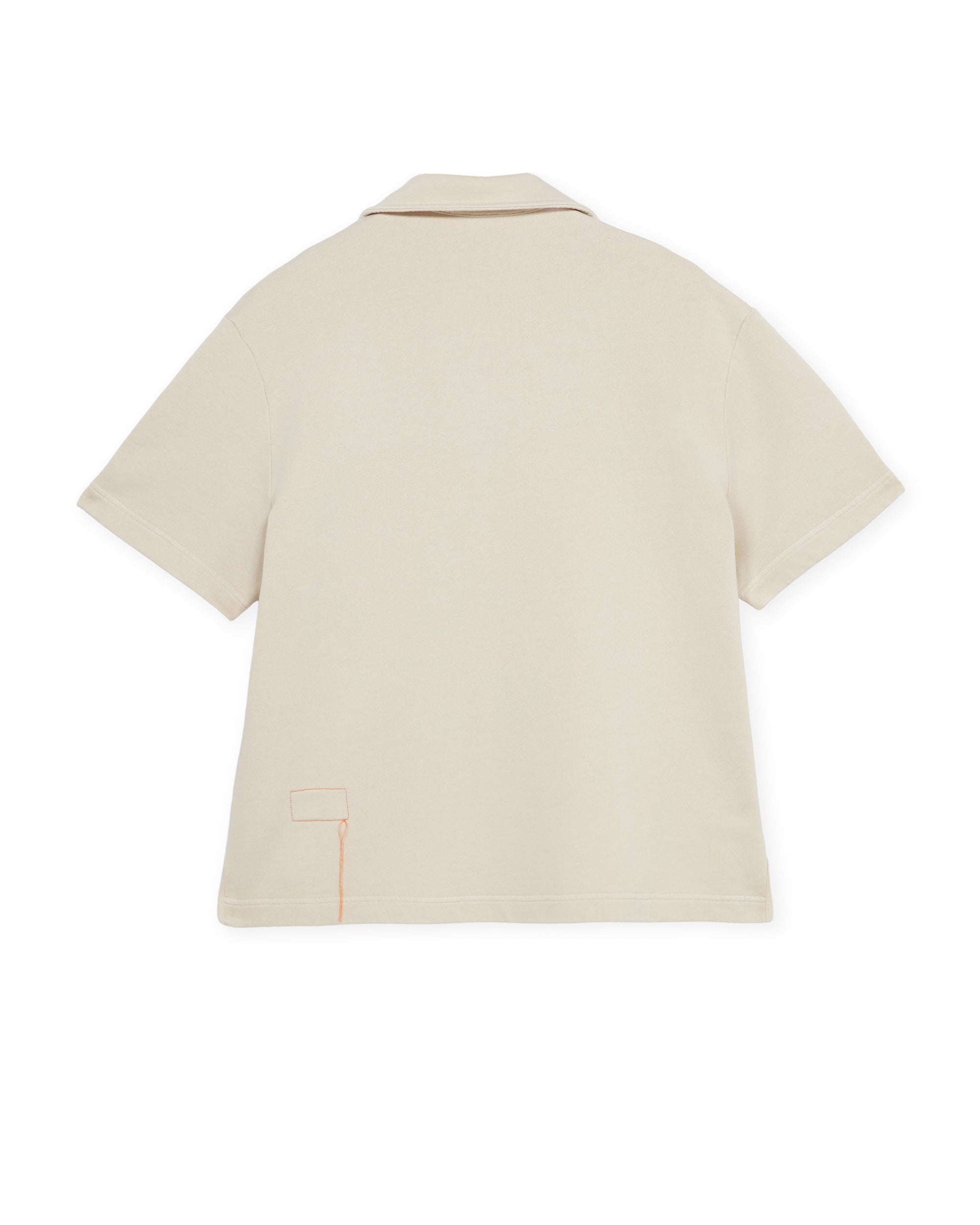 Grand Felpa in Jersey Garzato a Maniche Corte