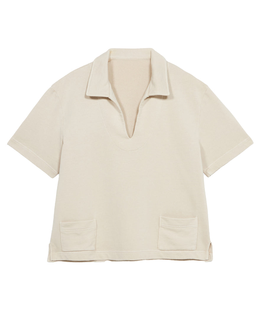 Grand Felpa in Jersey Garzato a Maniche Corte